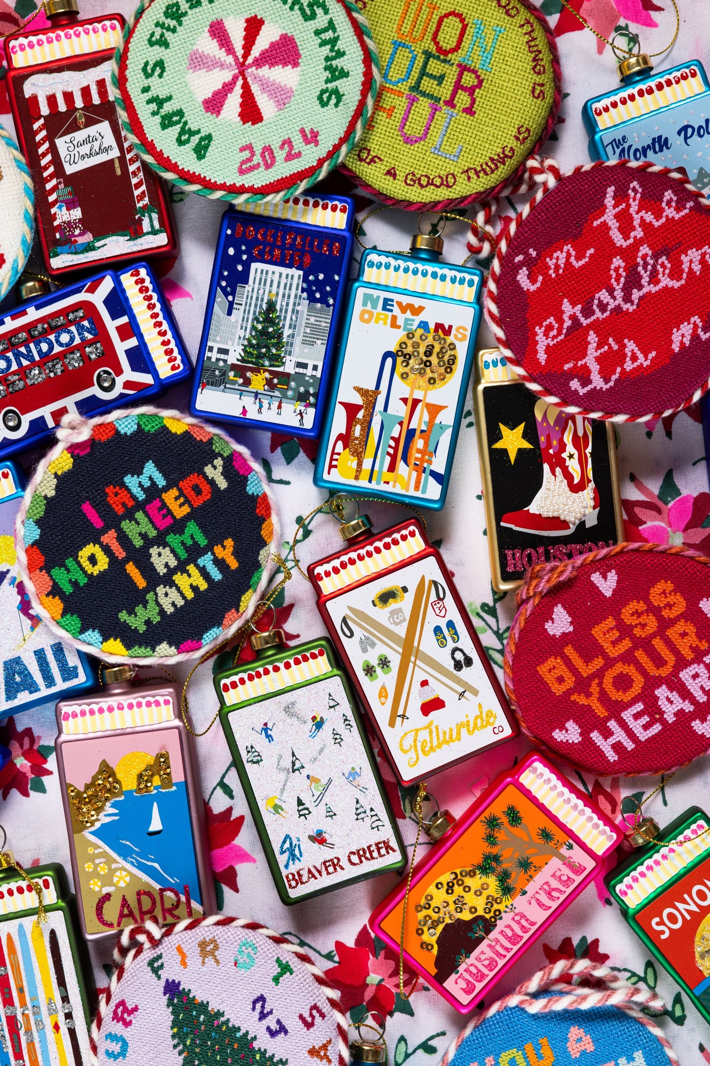 Matchbook Ornament - New Orleans-3
