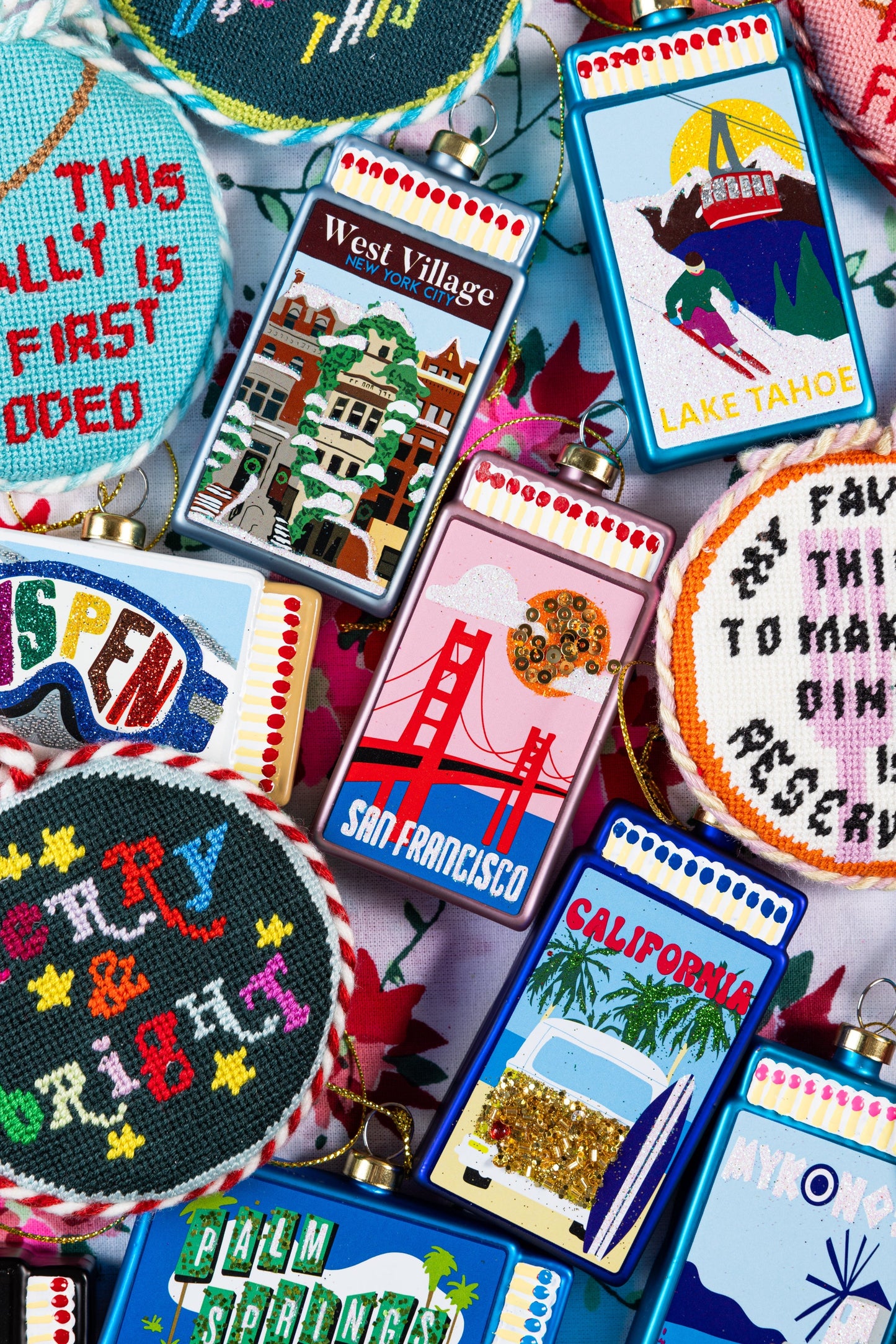 Matchbook Ornament - San Francisco-3