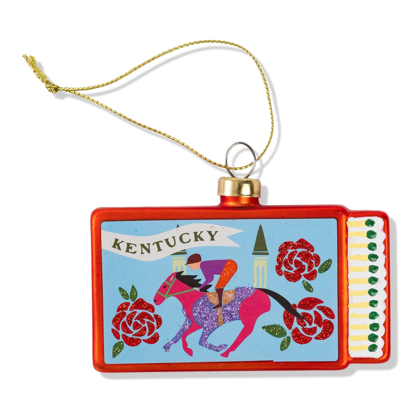 Matchbook Ornament - Kentucky-1