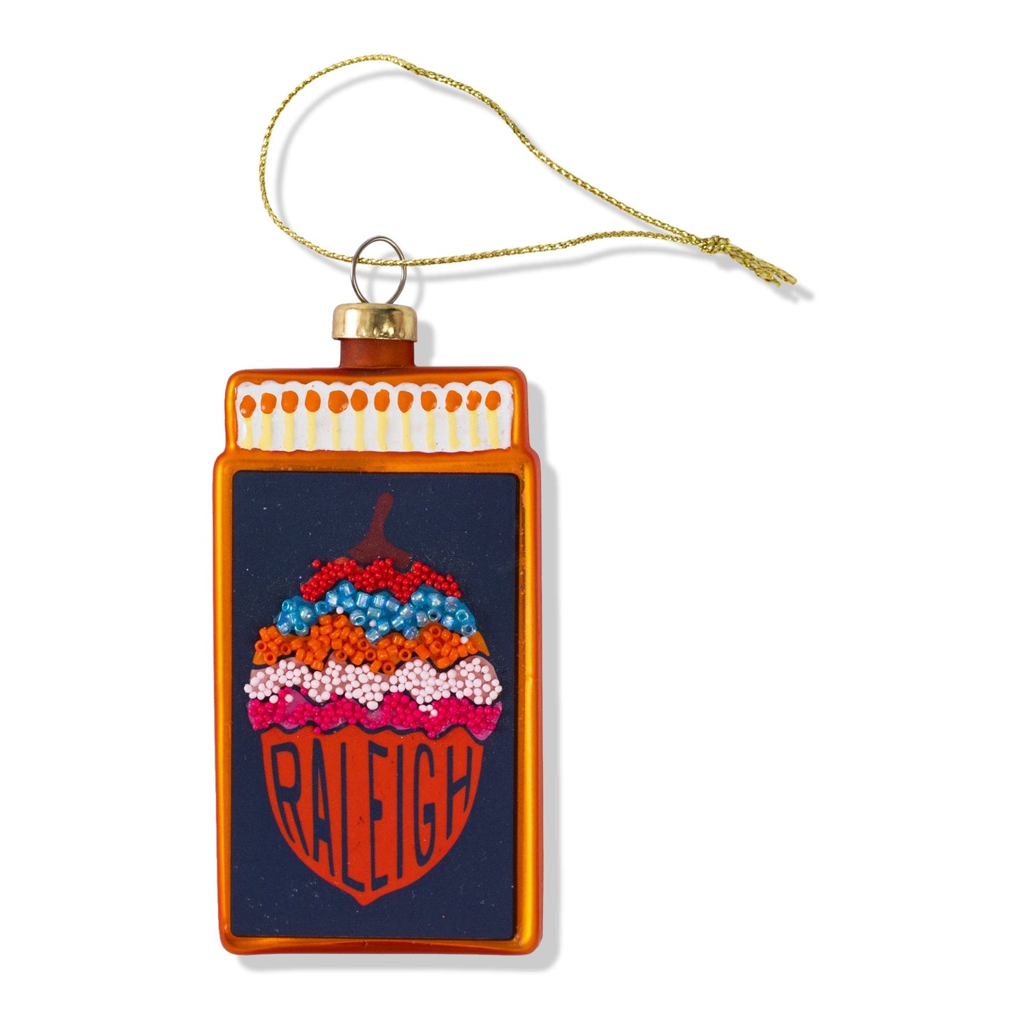 Matchbook Ornament - Raleigh-1