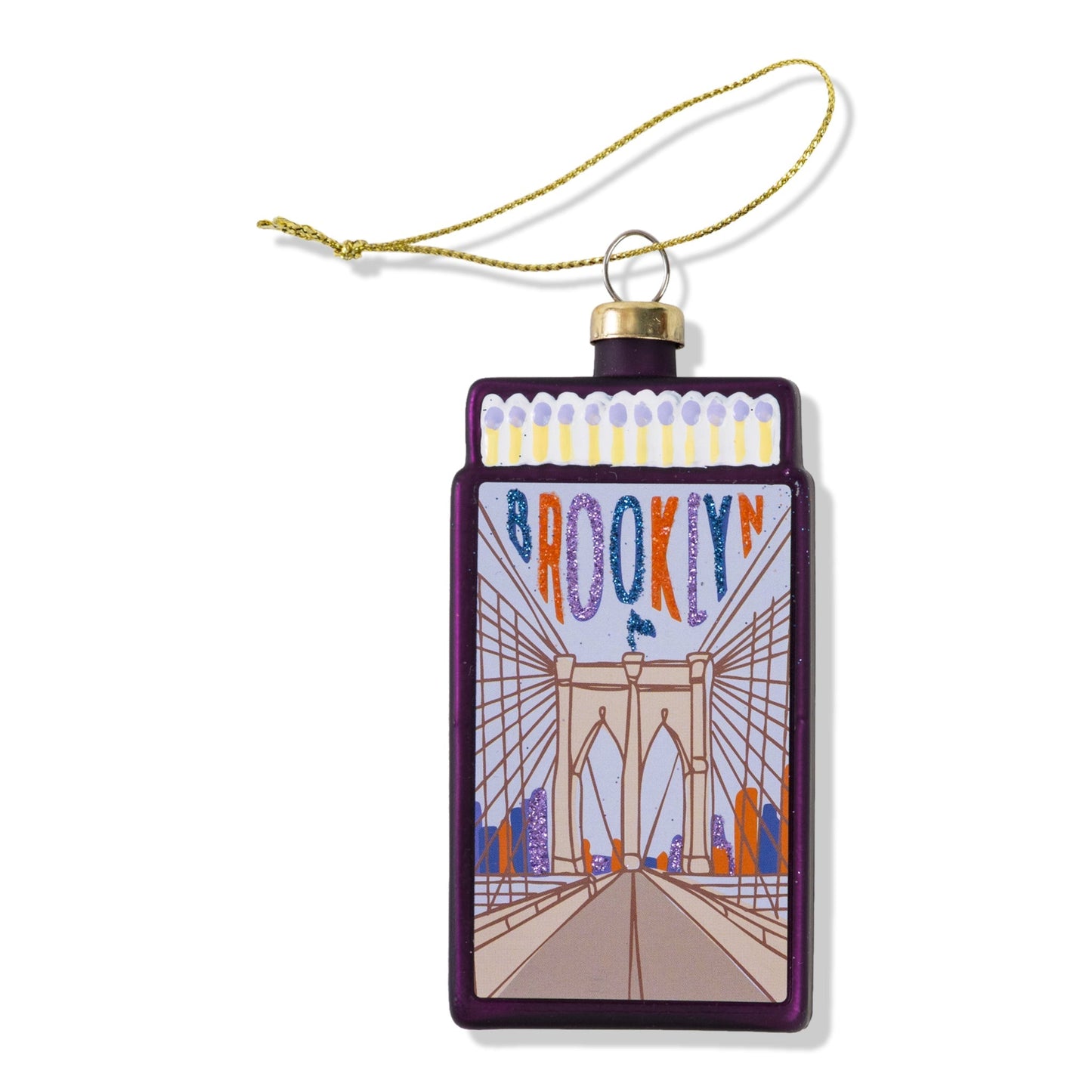 Matchbook Ornament - Brooklyn-1