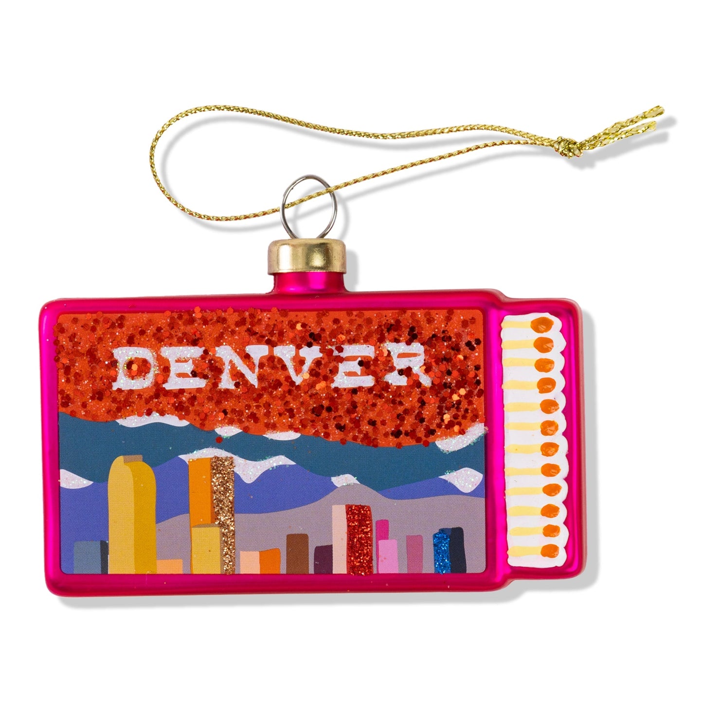 Matchbook Ornament - Denver-1