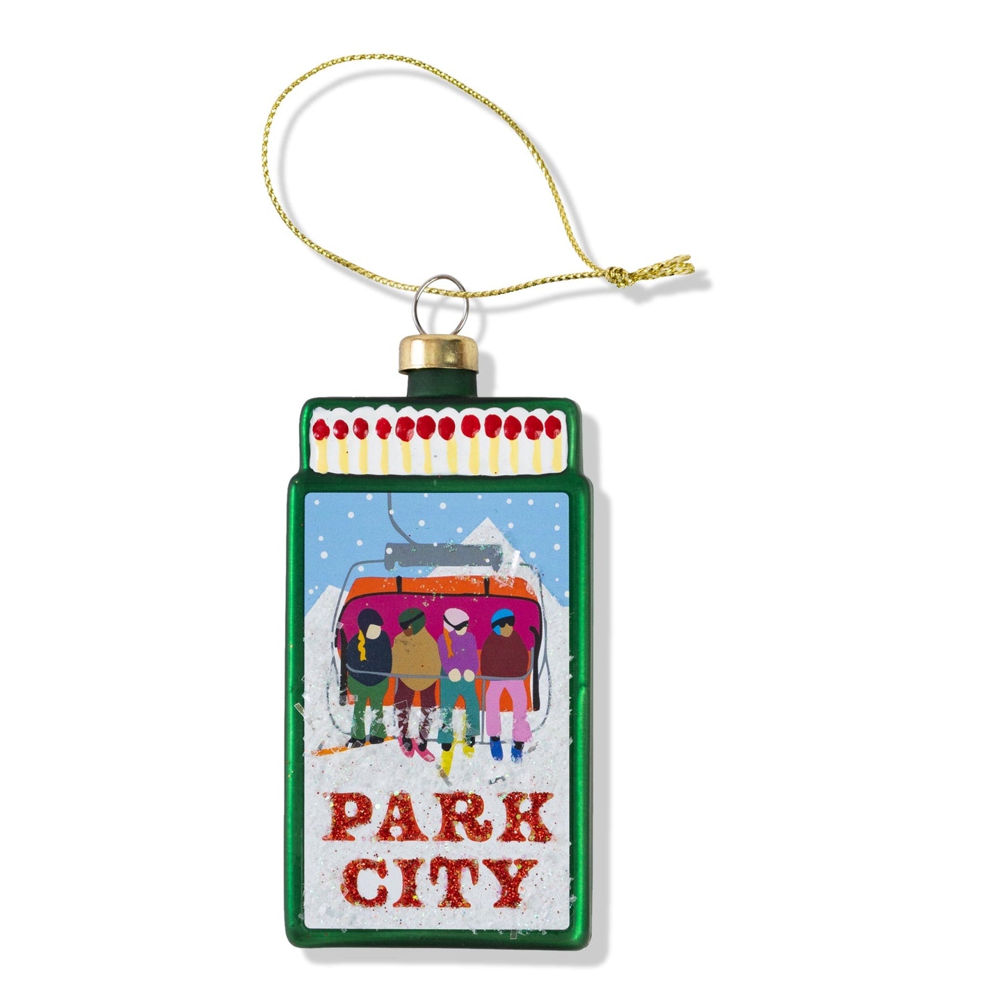 Matchbook Ornament - Park City-1