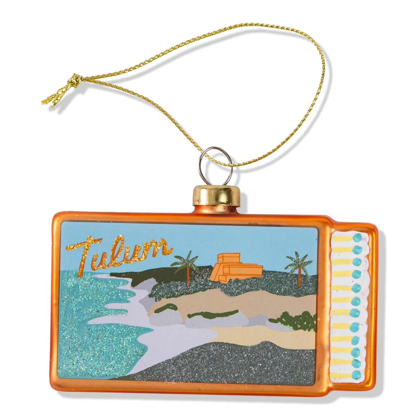 Matchbook Ornament - Tulum-1