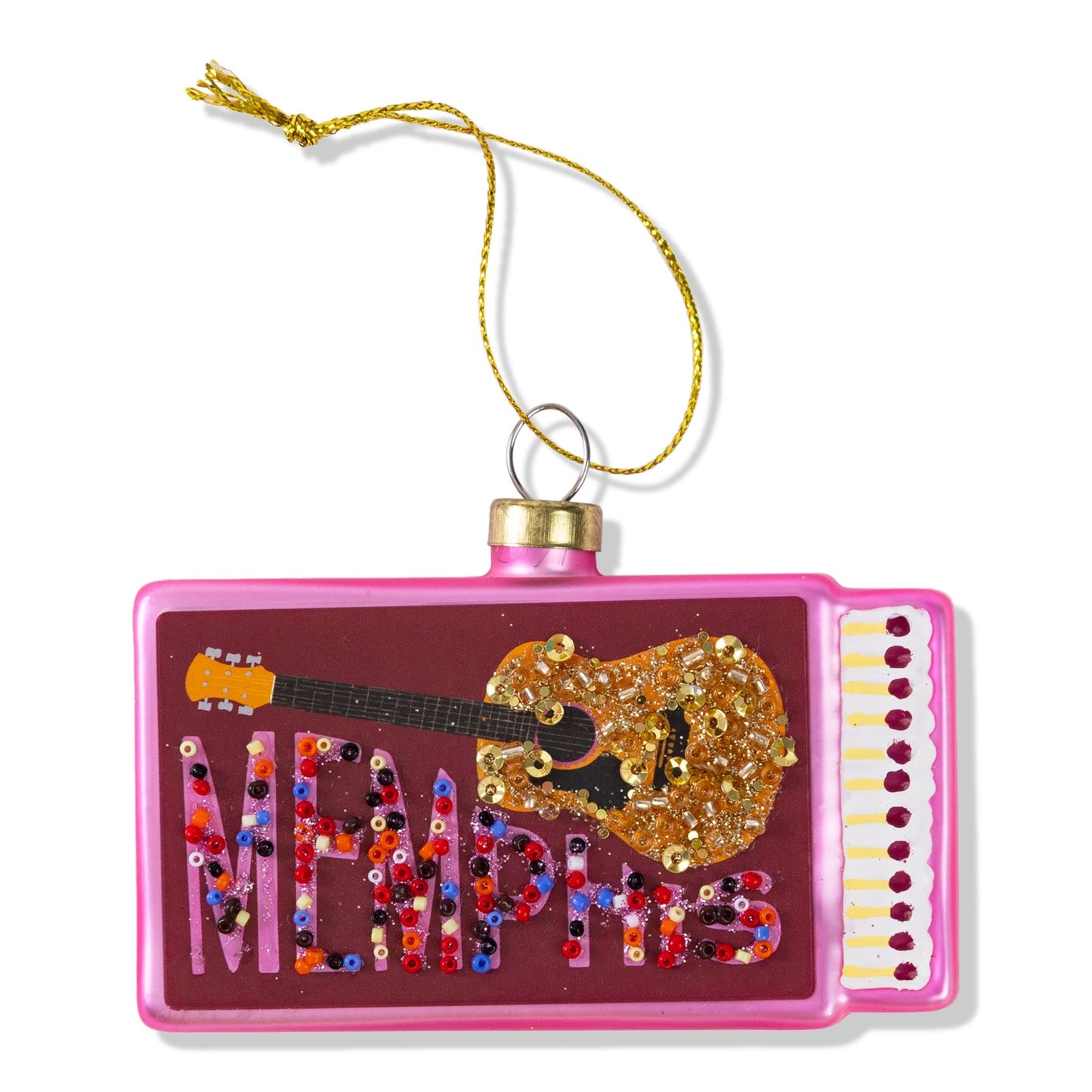 Matchbook Ornament - Memphis-1