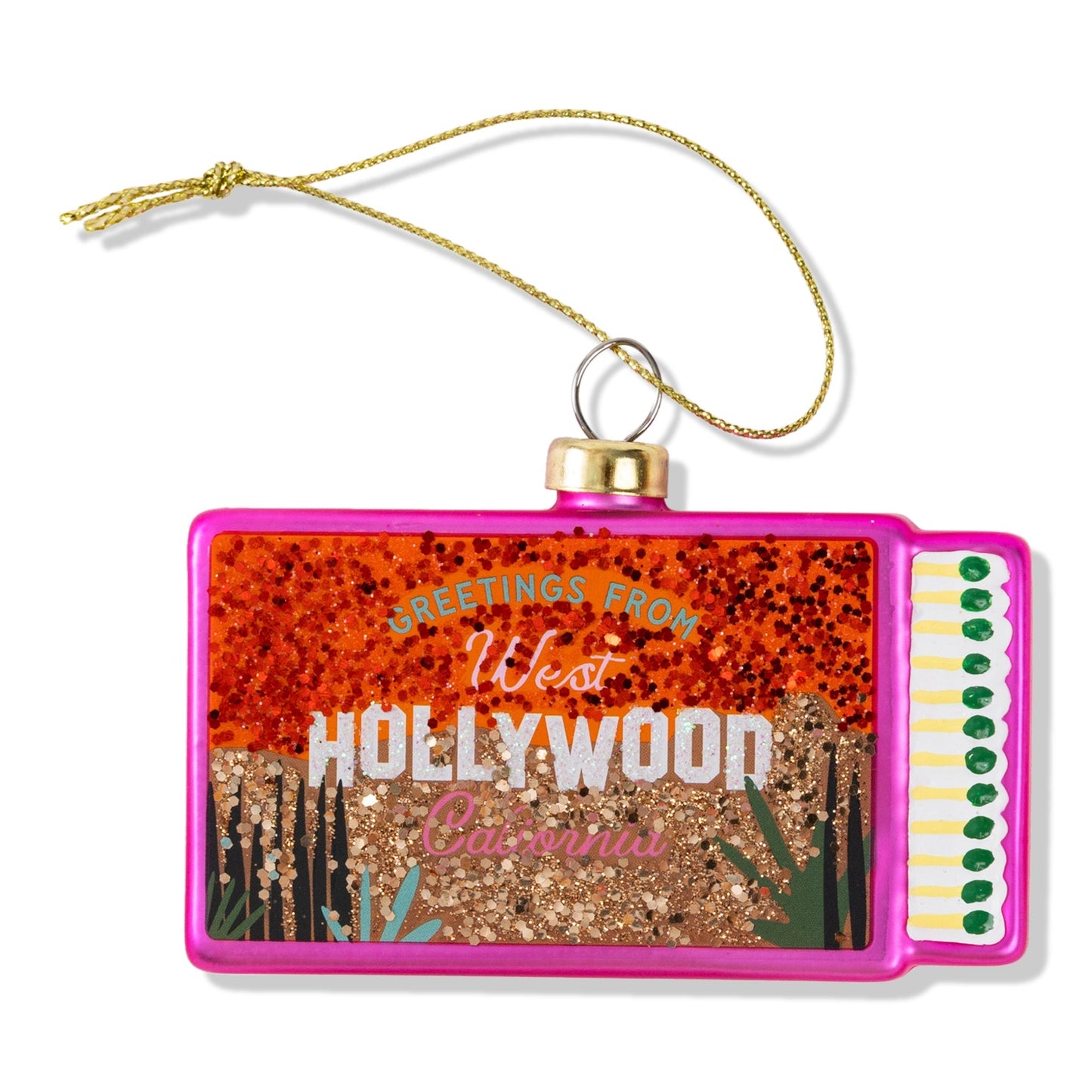 Matchbook Ornament - West Hollywood-1