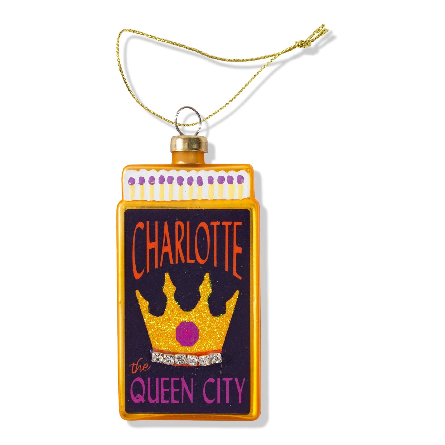 Matchbook Ornament - Charlotte-1