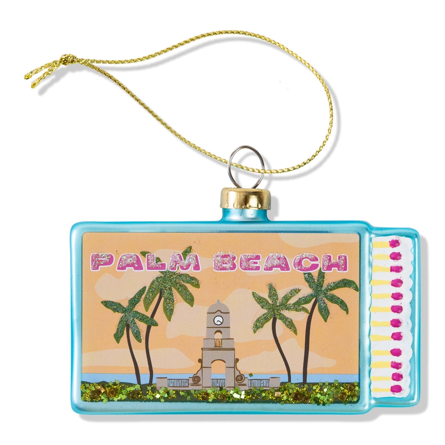 Matchbook Ornament - Palm Beach-1