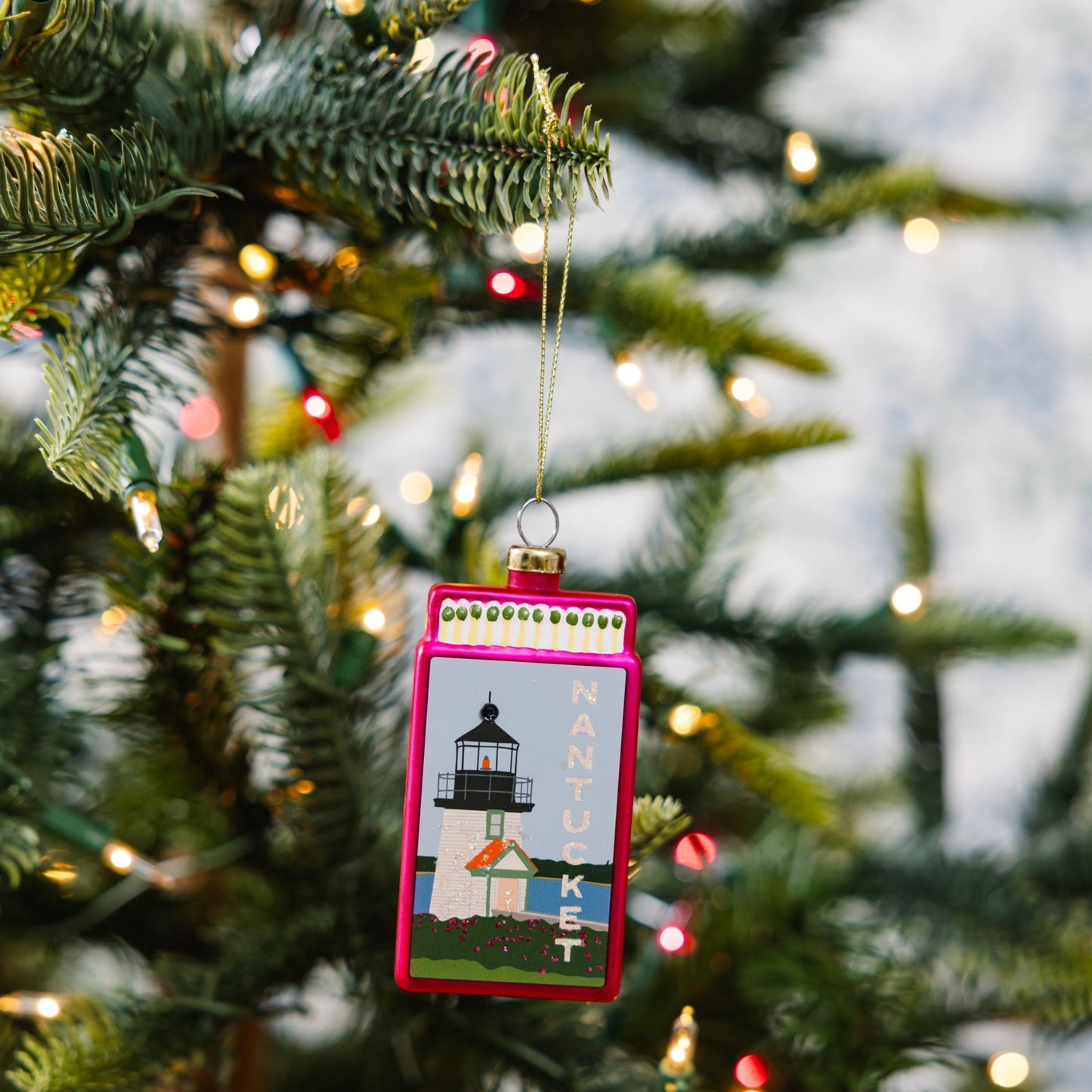Matchbook Ornament - Nantucket-0