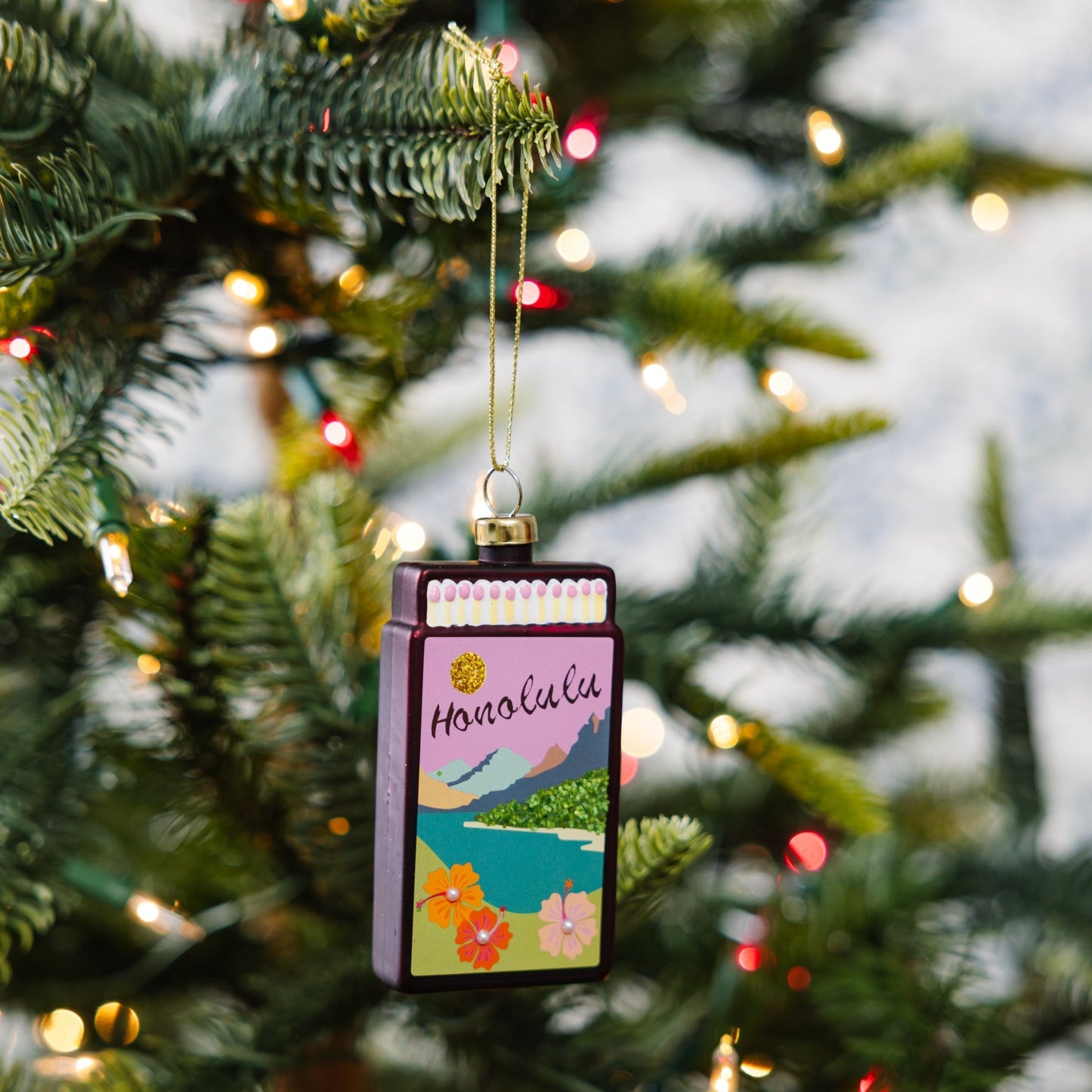 Matchbook Ornament - Honolulu-0