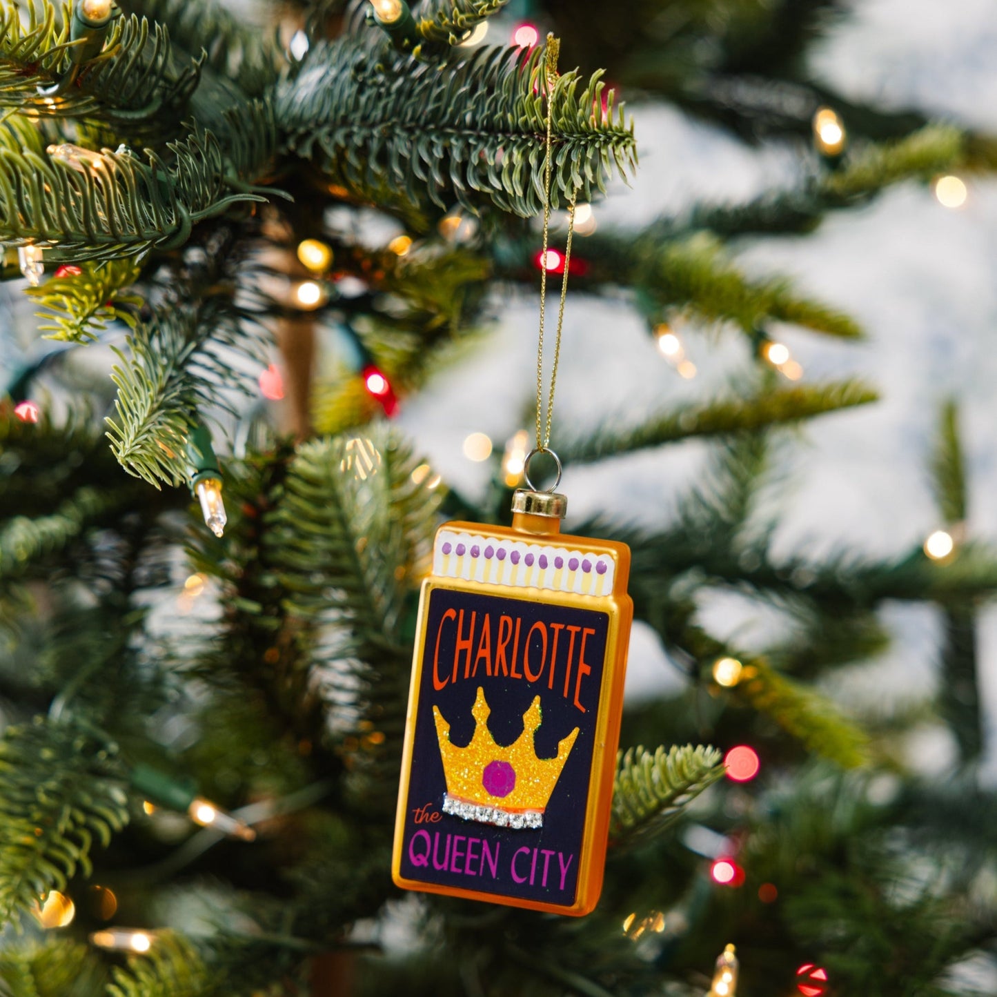 Matchbook Ornament - Charlotte-0
