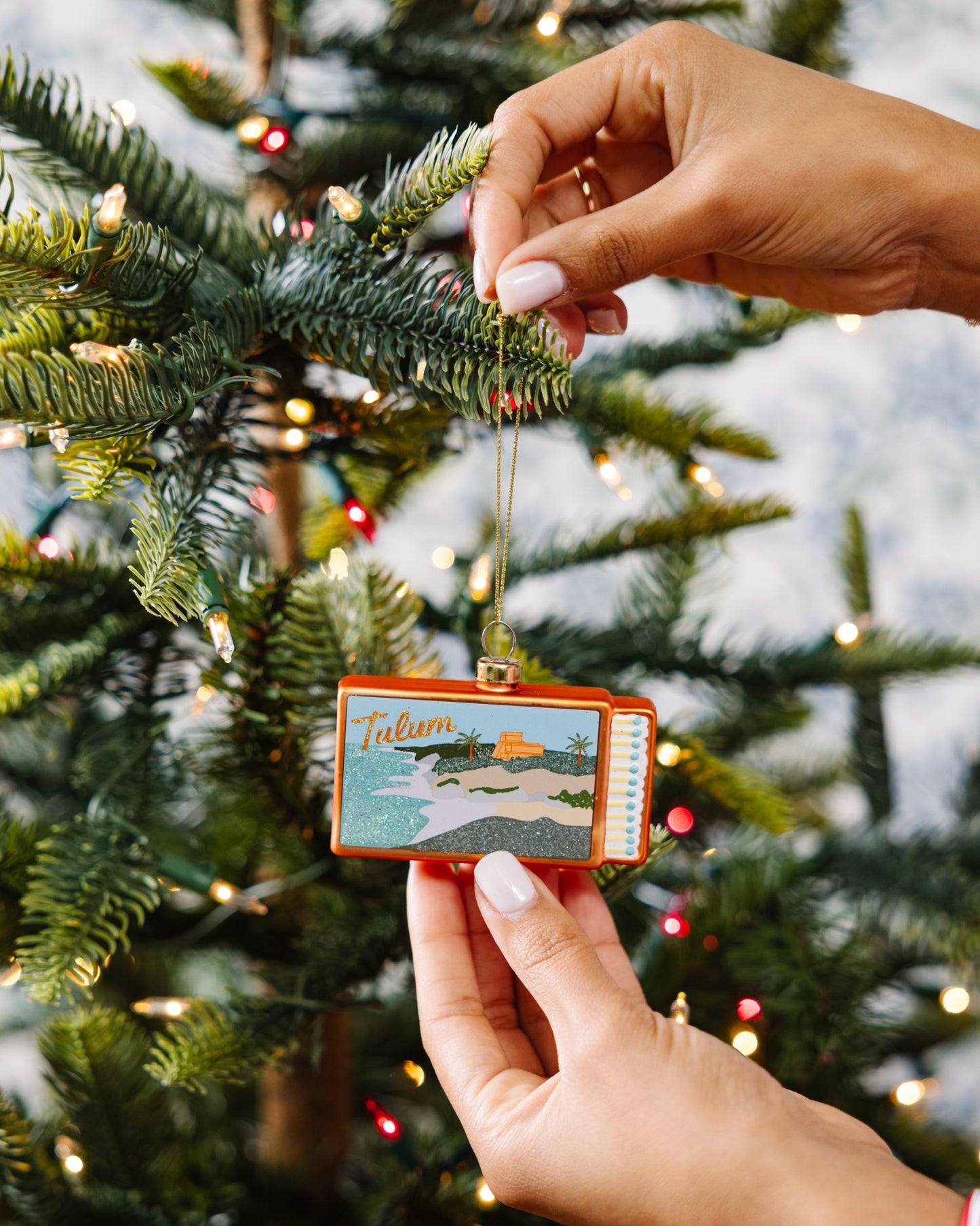 Matchbook Ornament - Tulum-3