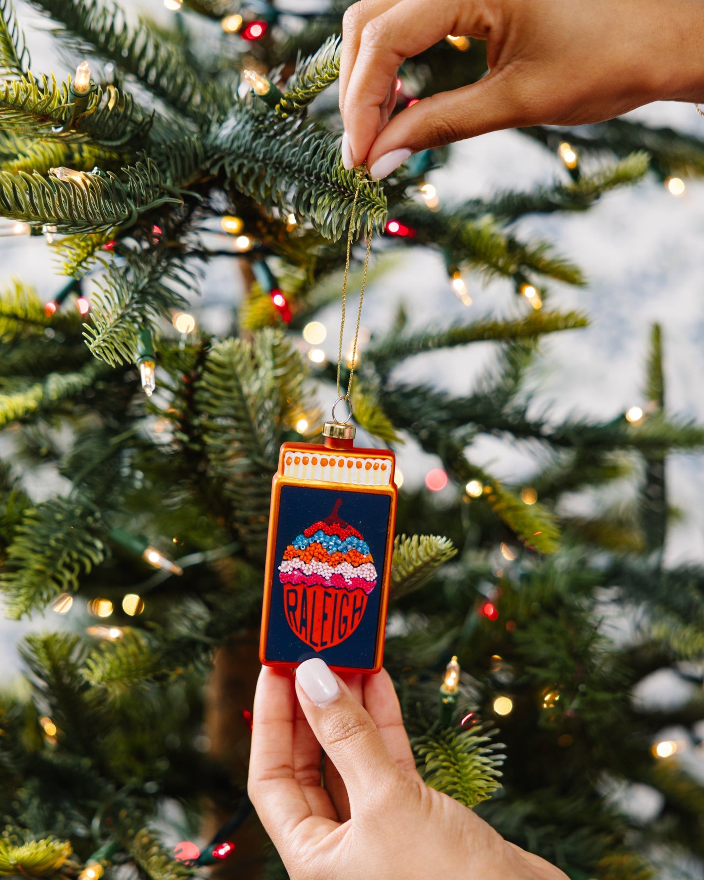 Matchbook Ornament - Raleigh-3