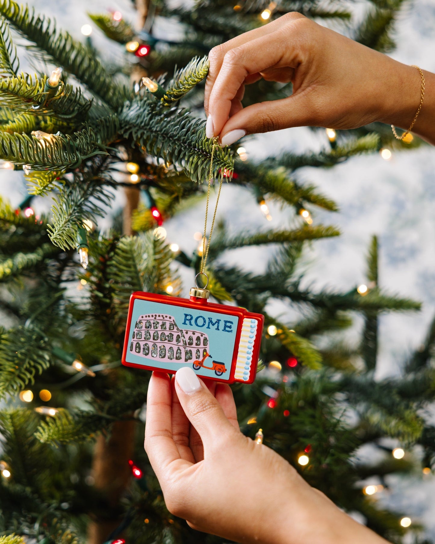 Matchbook Ornament - Rome-3