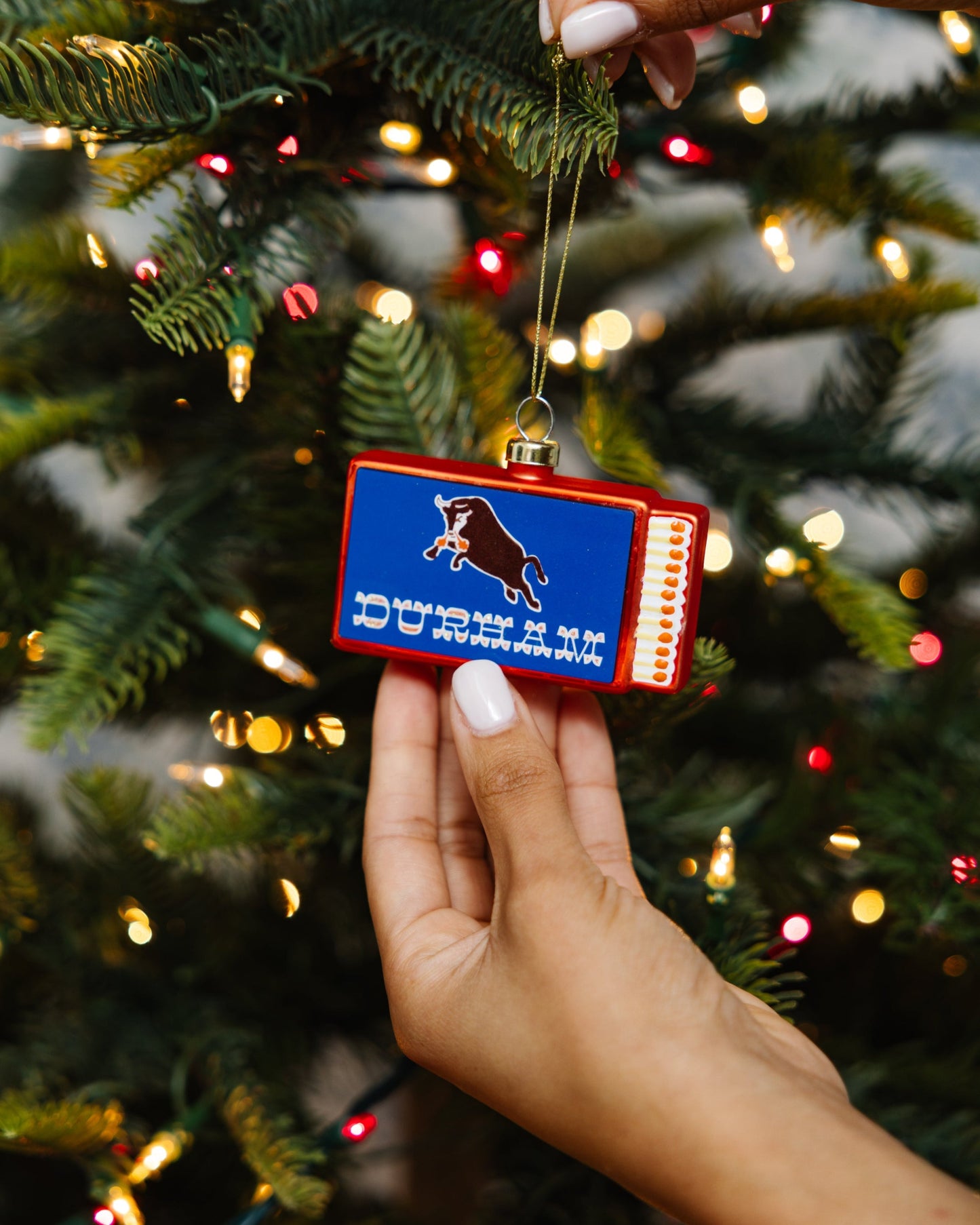 Matchbook Ornament - Durham-3