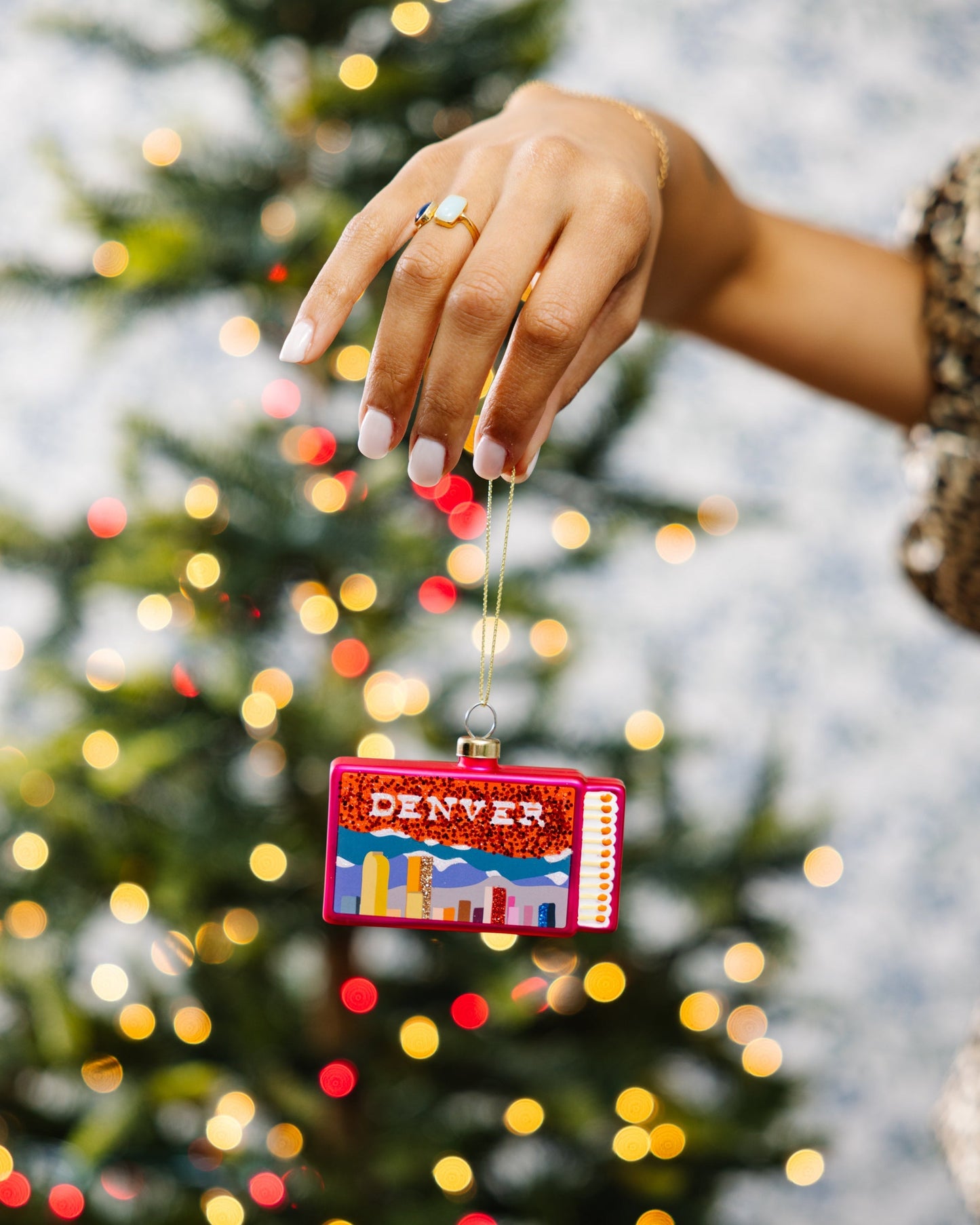 Matchbook Ornament - Denver-2
