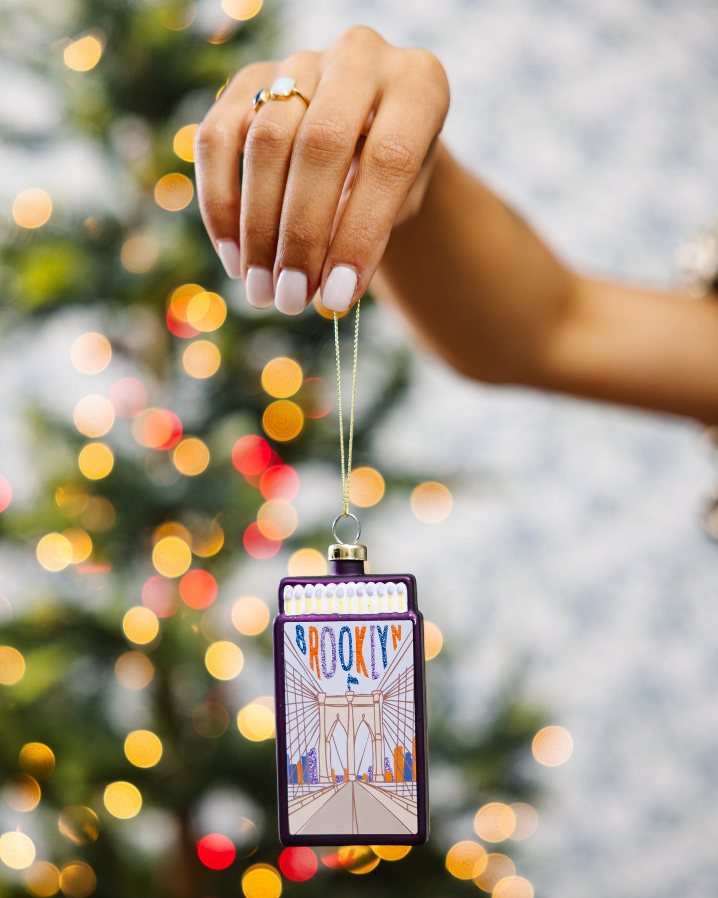 Matchbook Ornament - Brooklyn-2