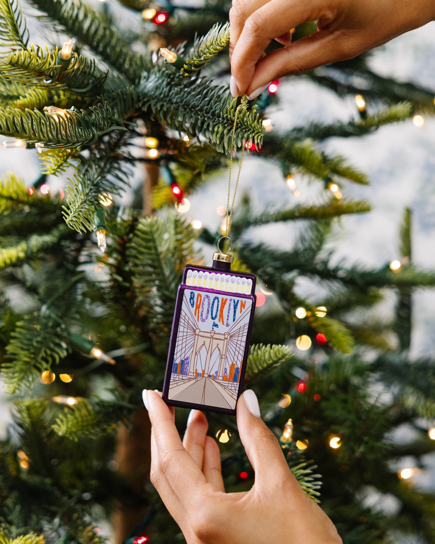 Matchbook Ornament - Brooklyn-3
