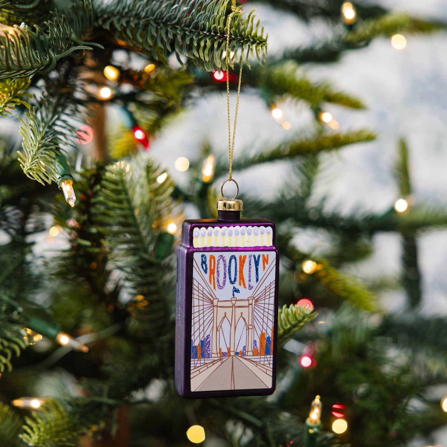 Matchbook Ornament - Brooklyn-0