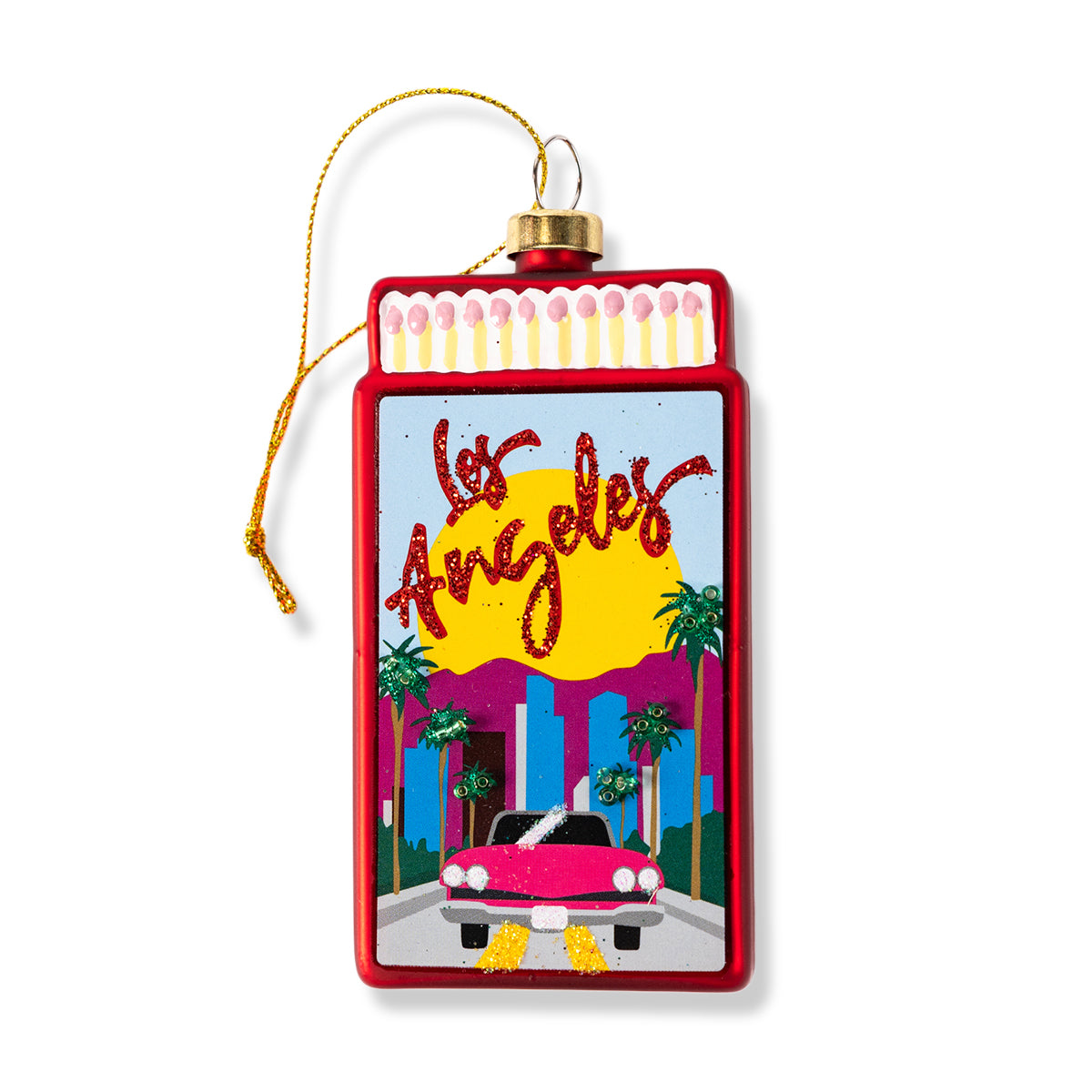 Matchbook Ornament - Los Angeles-1