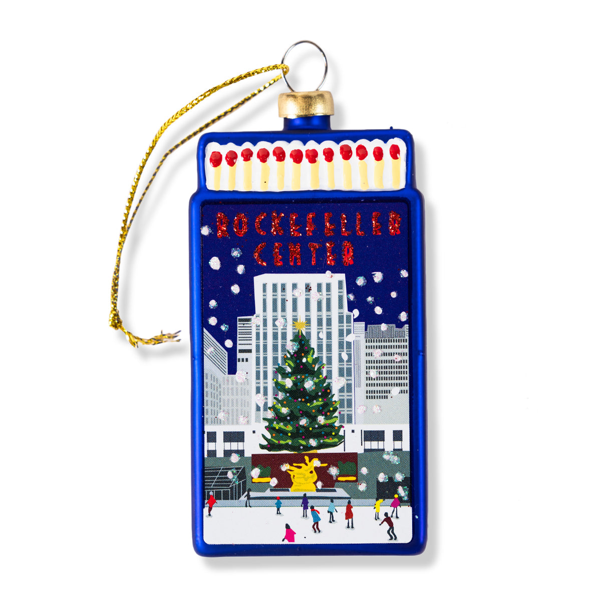 Matchbook Ornament - Rockefeller Center-1