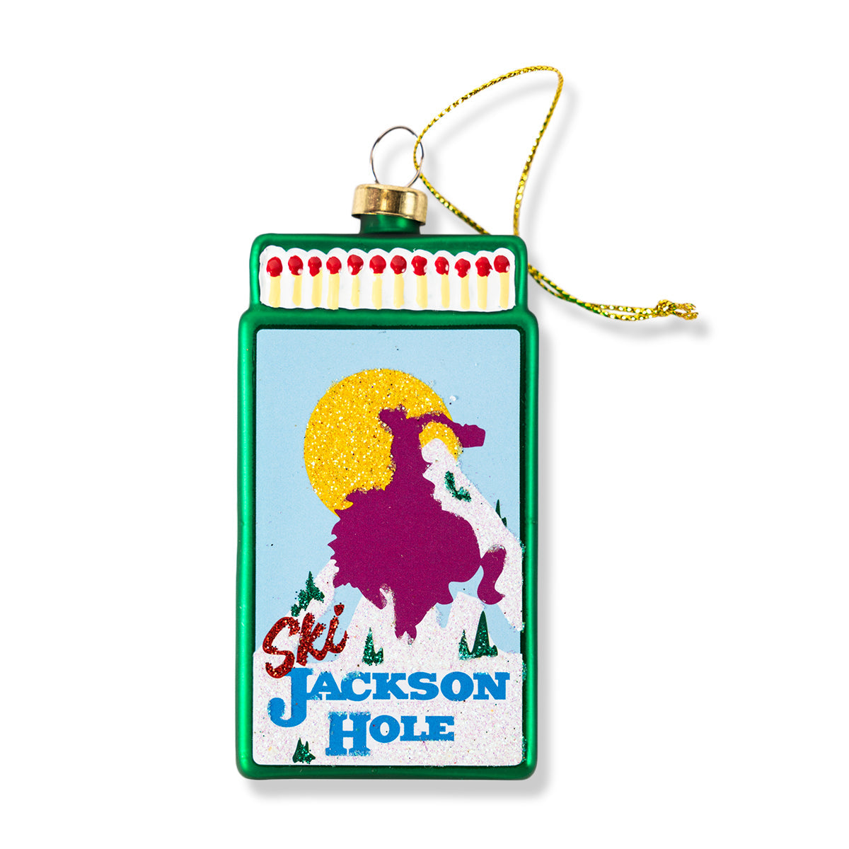Matchbook Ornament - Jackson Hole-1