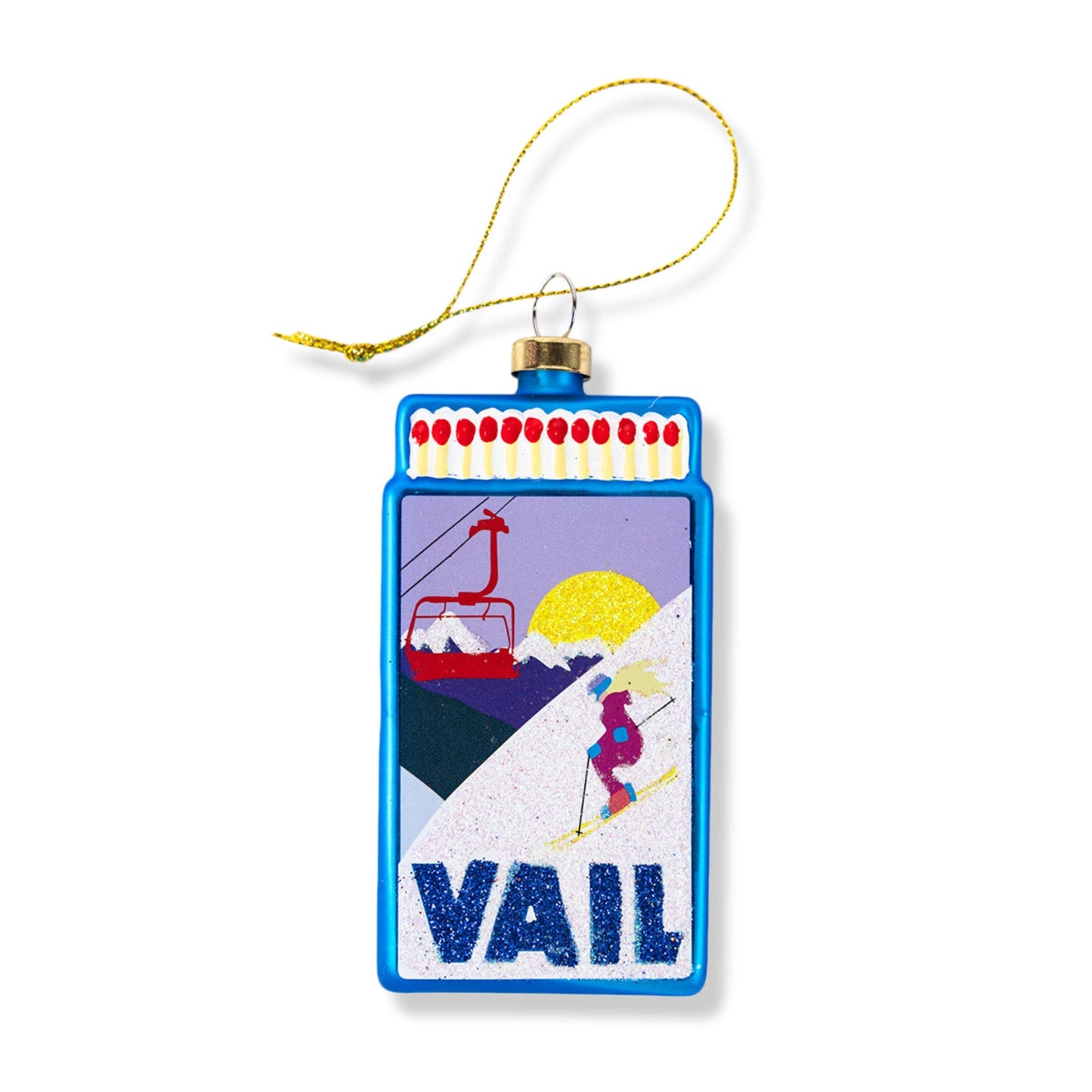 Matchbook Ornament - Vail-1