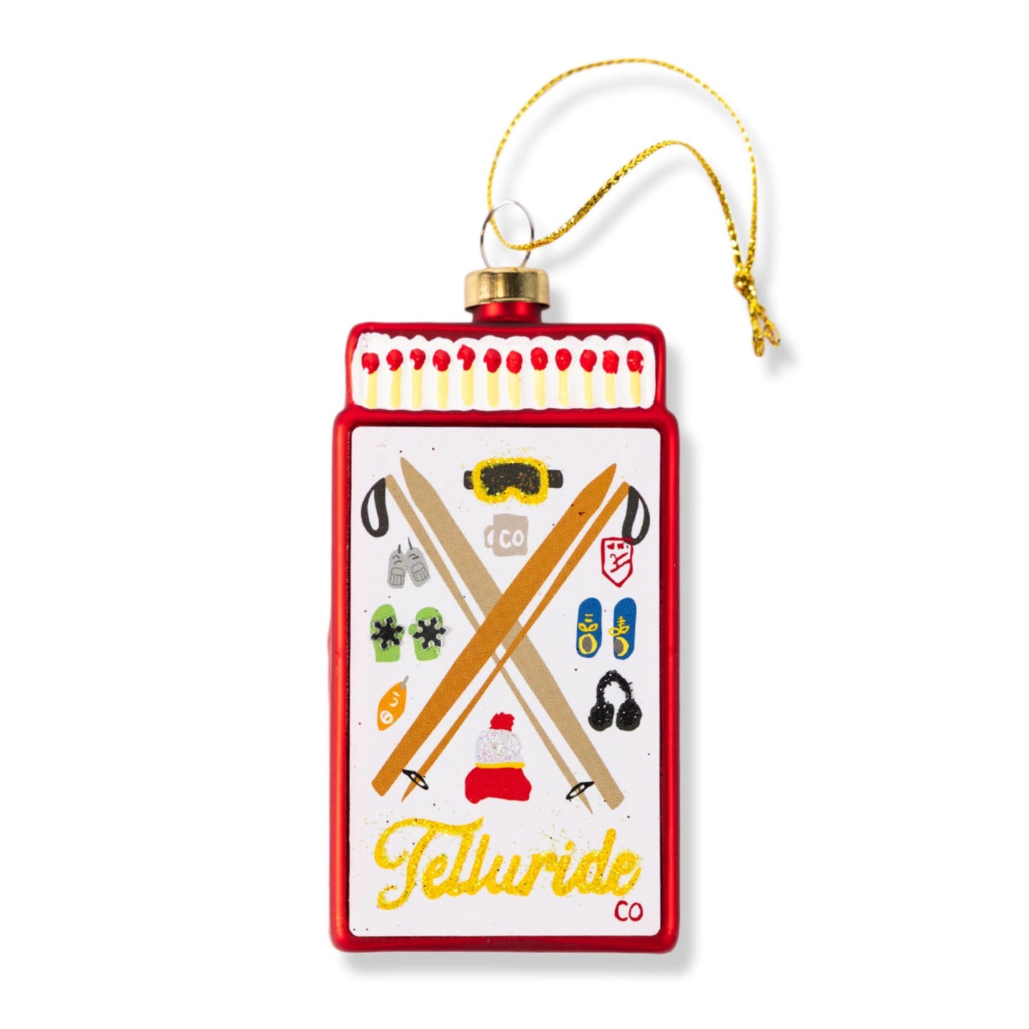 Matchbook Ornament - Telluride-1