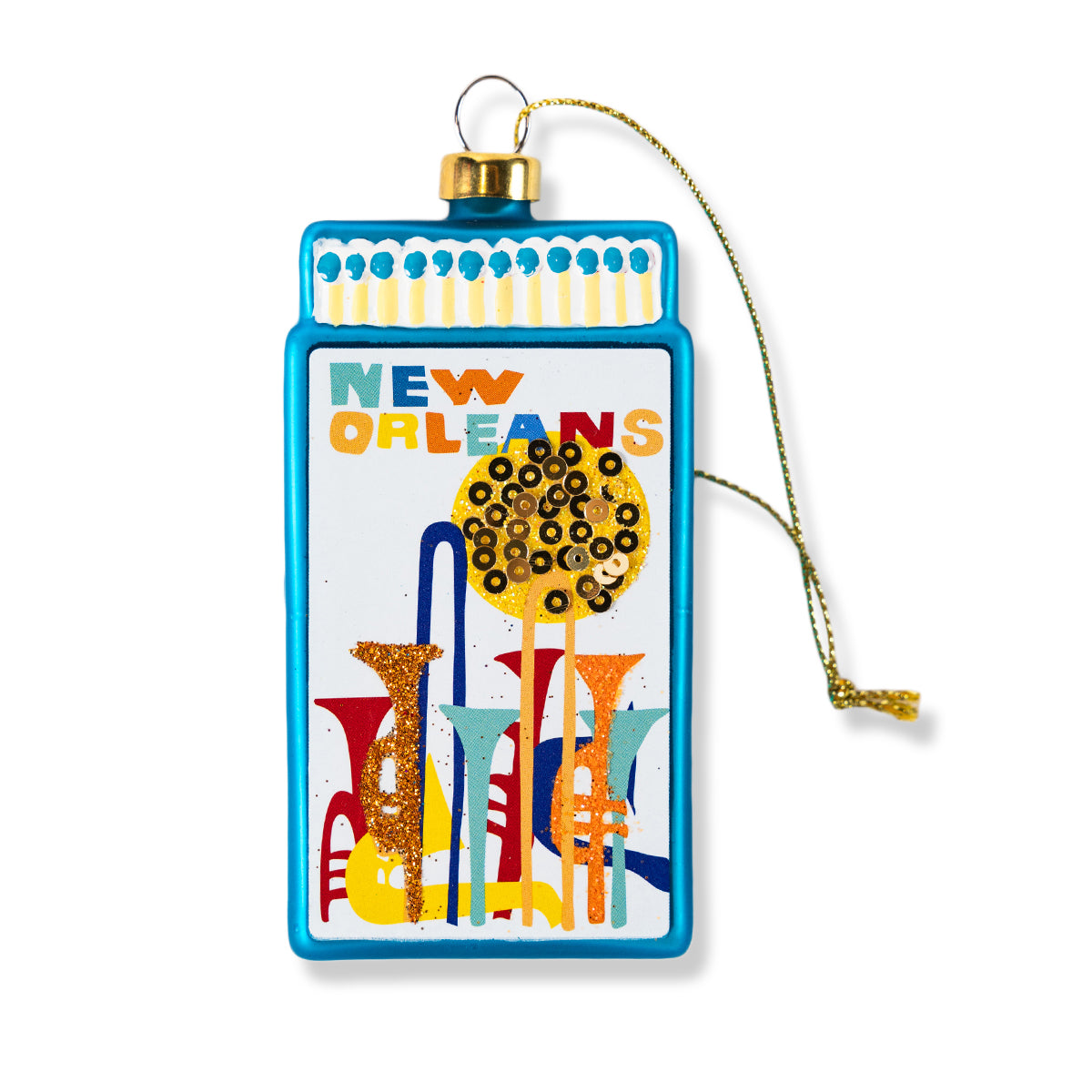 Matchbook Ornament - New Orleans-1