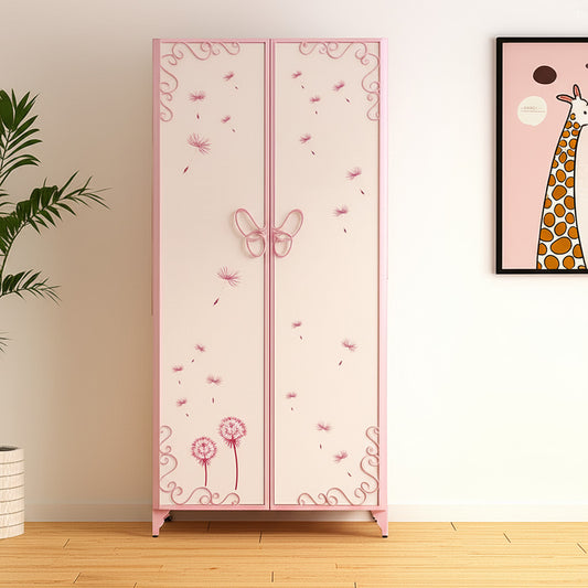 32" Purple And White Metal Dresser-0