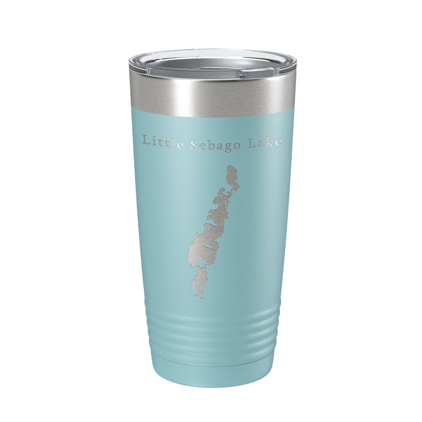 Little Sebago Lake Map Tumbler Travel Mug Insulated Laser Engraved Coffee Cup Maine 20 oz-13