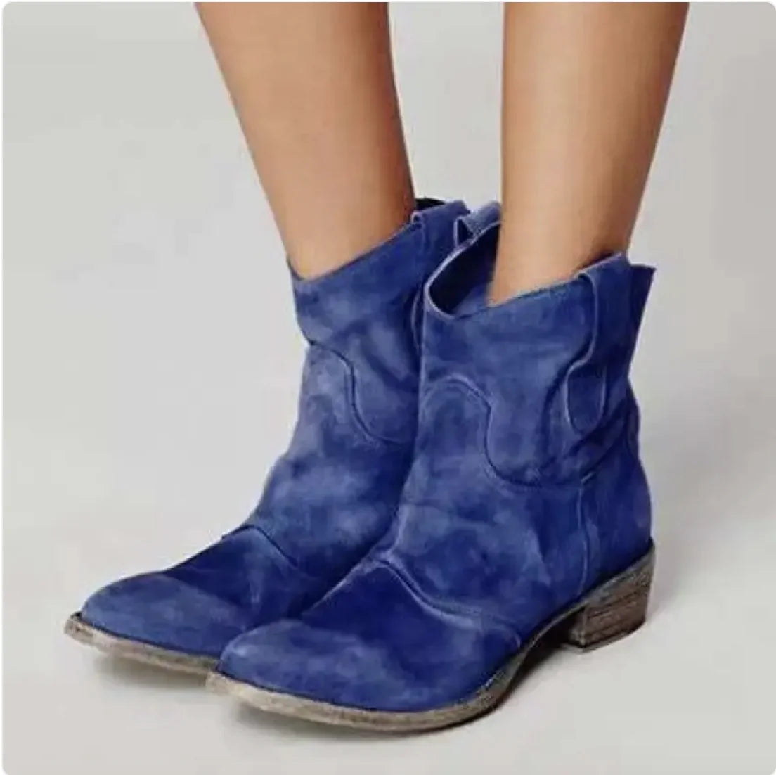 Low Heel Martin Boots