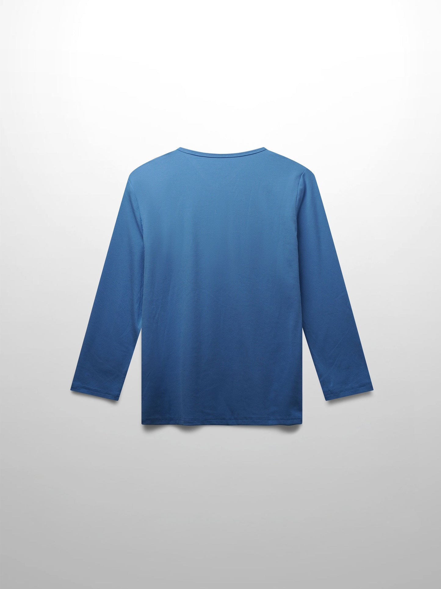 RIBBED HIGH V 3Q-PERIWINKLE BLUE-1