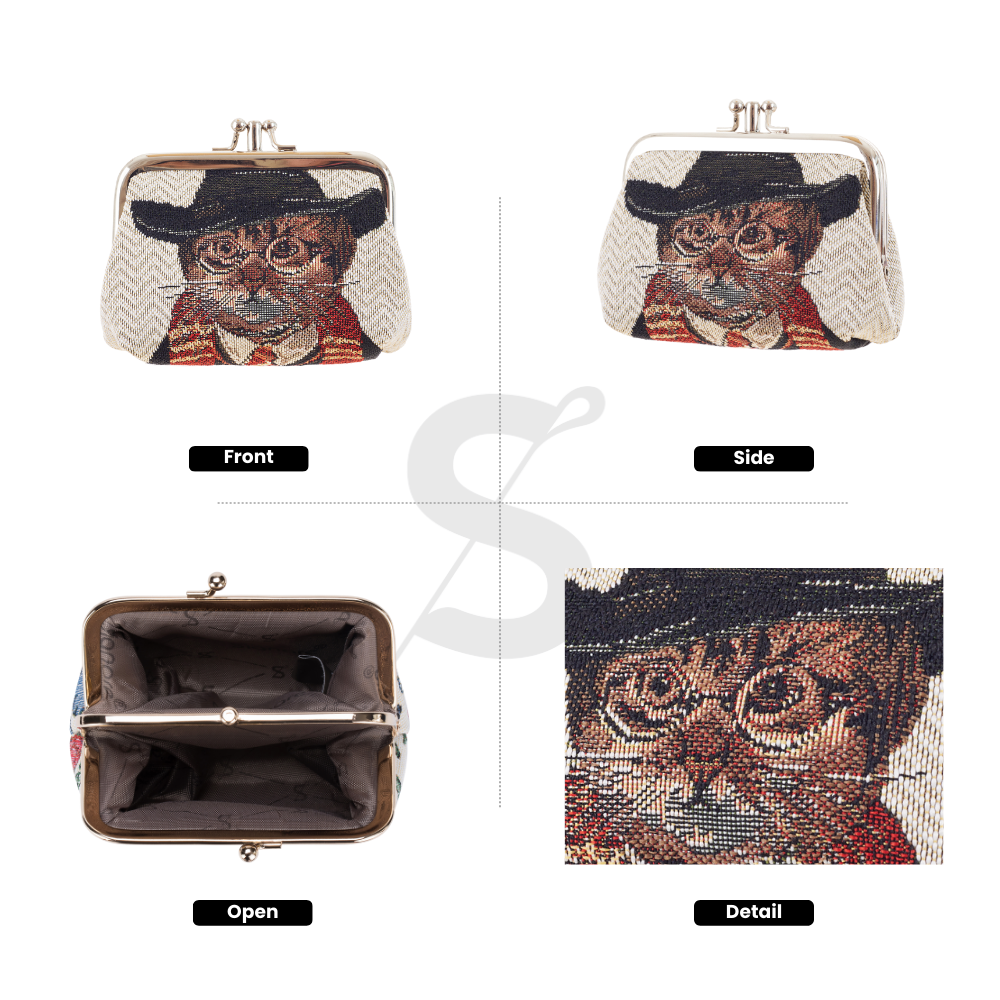 Magical Cat - Frame Purse-4