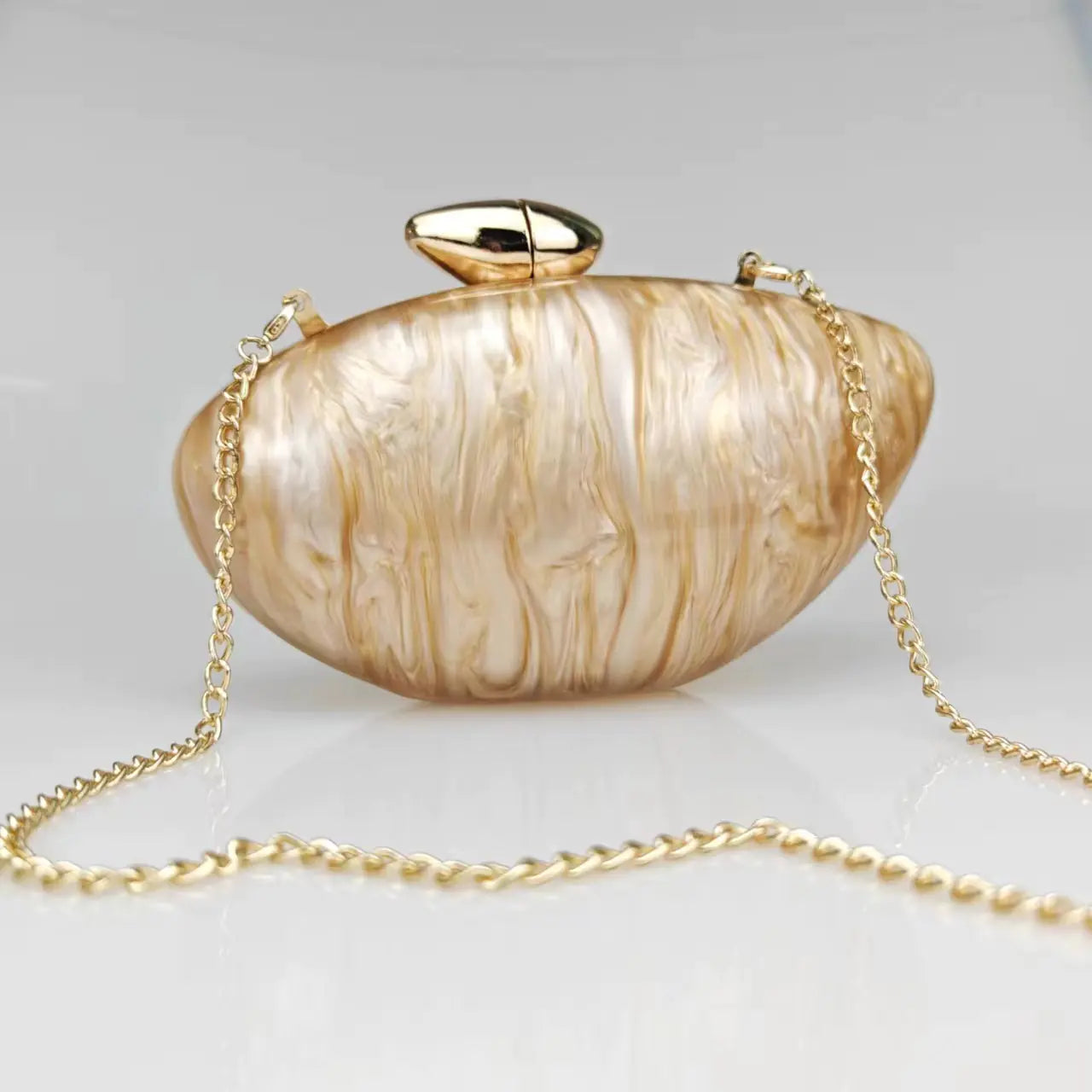 Elegant Acrylic Bullet Clutch