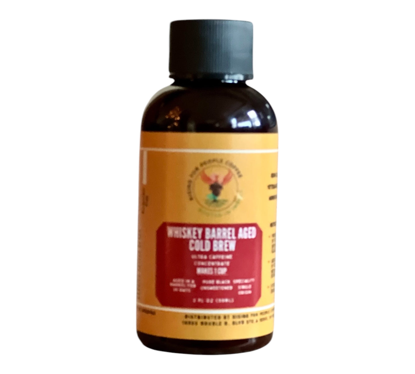 2oz Travel Whiskey barrel cold brew concentrate coffee-2