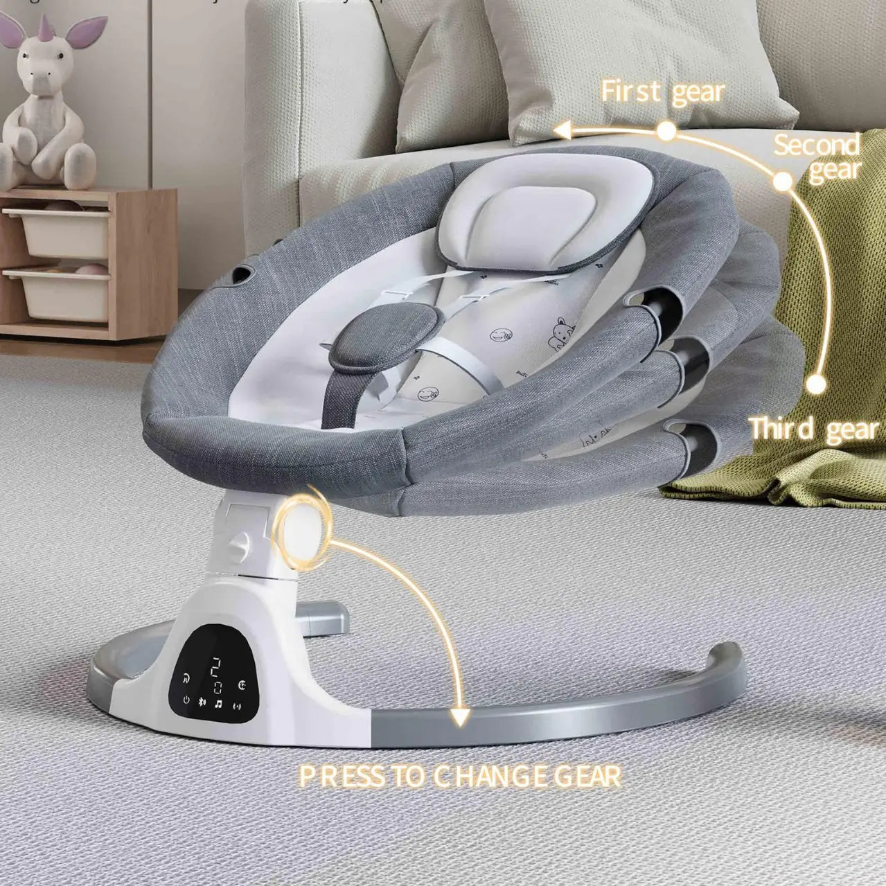 Electric Baby Rocking Chair Cradle