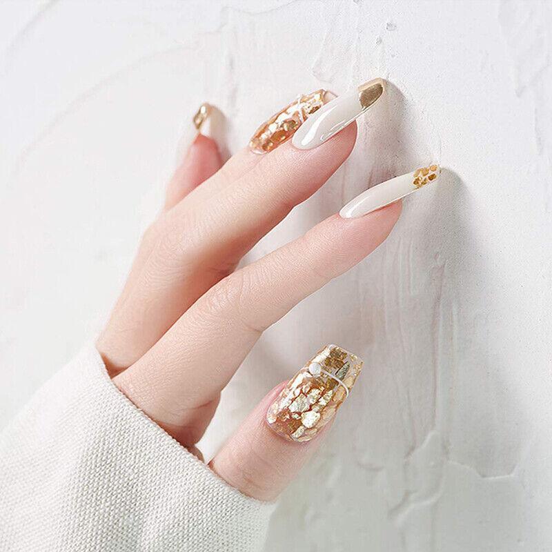 12 Colours Foil Confetti Flakes Thin Sheets Nail Art Mixed Glitter Decoration-4