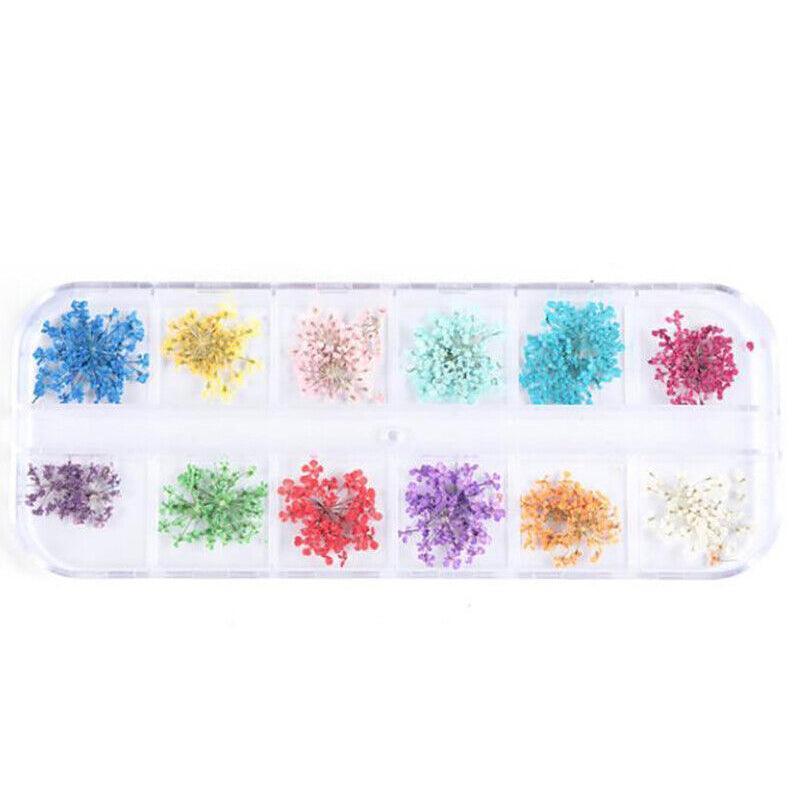 12 Colours Foil Confetti Flakes Thin Sheets Nail Art Mixed Glitter Decoration-7