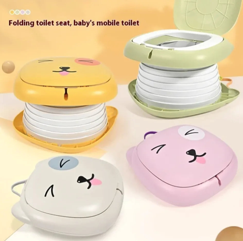 Children's Foldable Cartoon Toilet