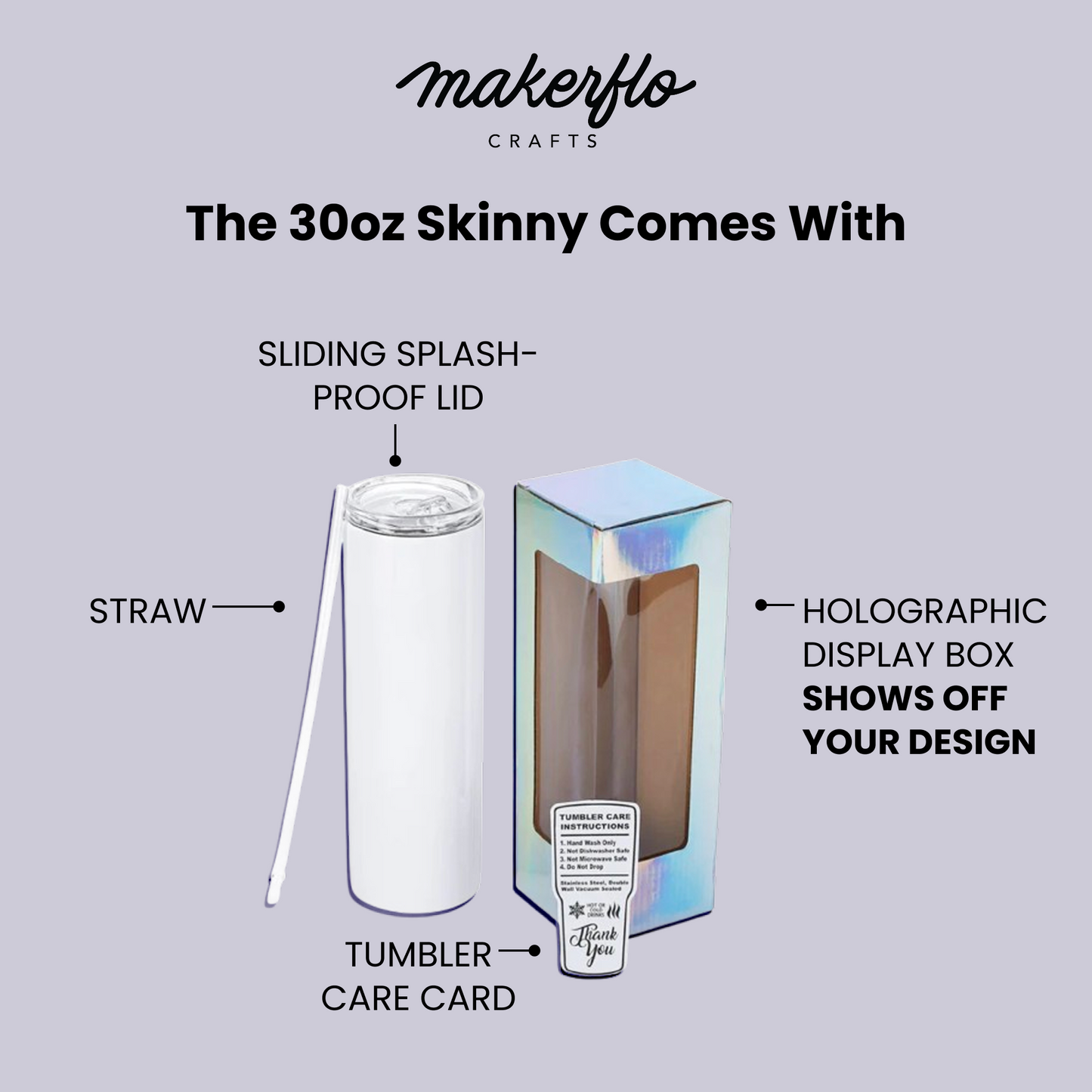 30oz Skinny Sublimation Tumbler-3