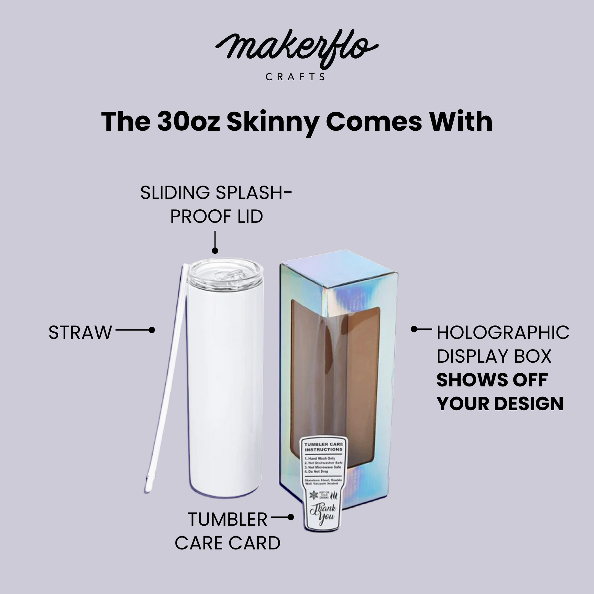 30oz Skinny Sublimation Tumbler-3