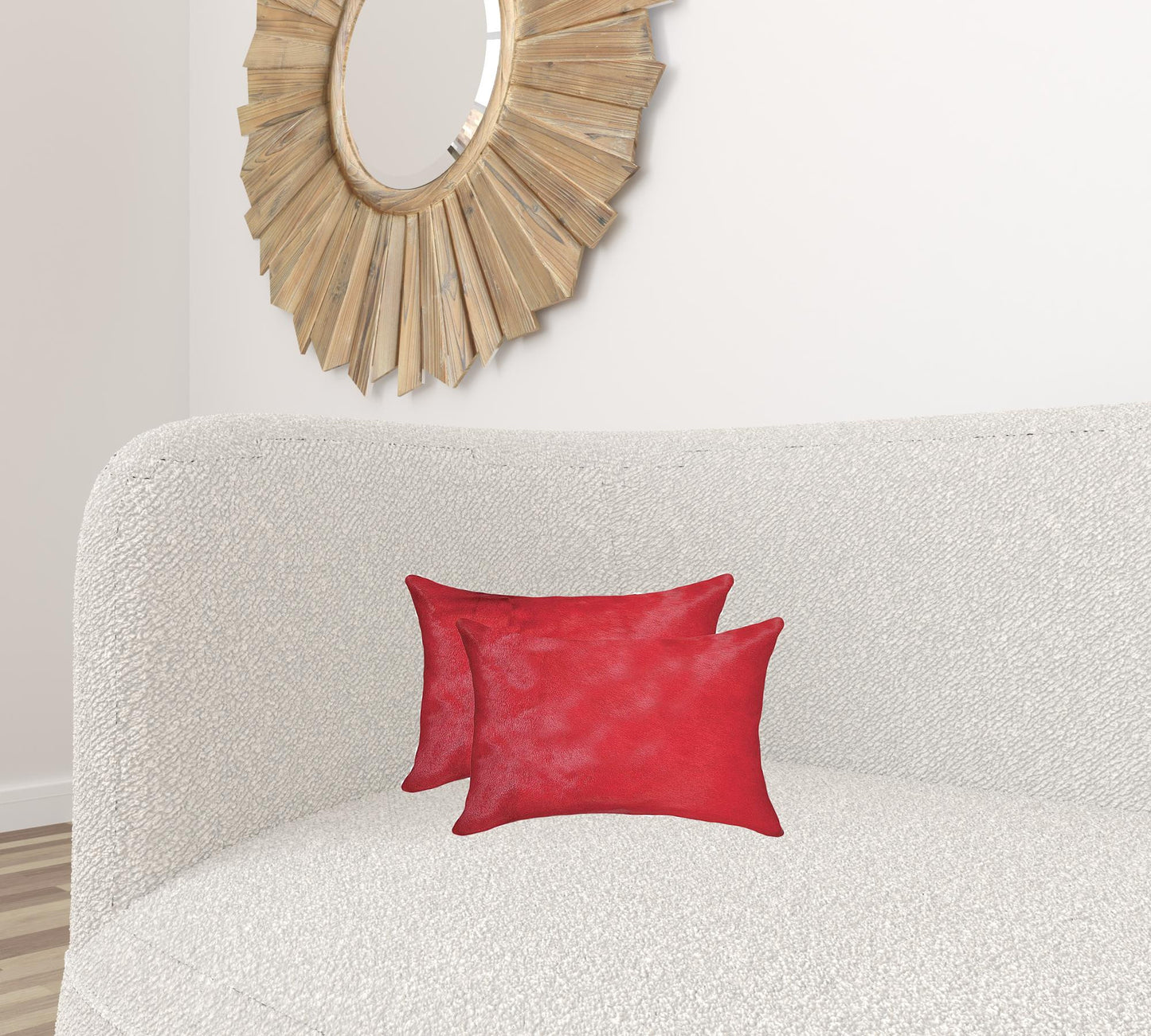 12" X 20" X 5" Firecracker Cowhide Pillow 2 Pack-1