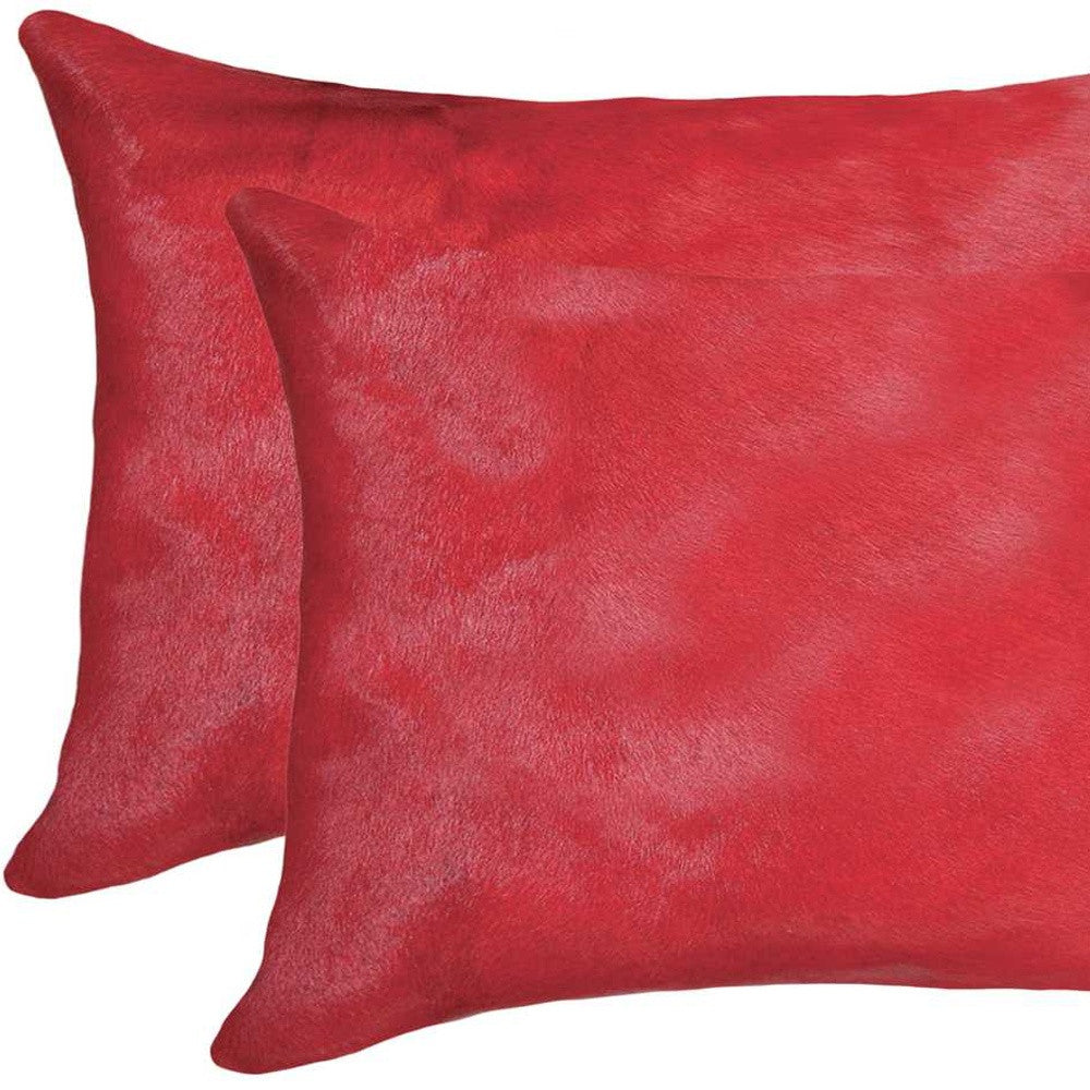 12" X 20" X 5" Firecracker Cowhide Pillow 2 Pack-4