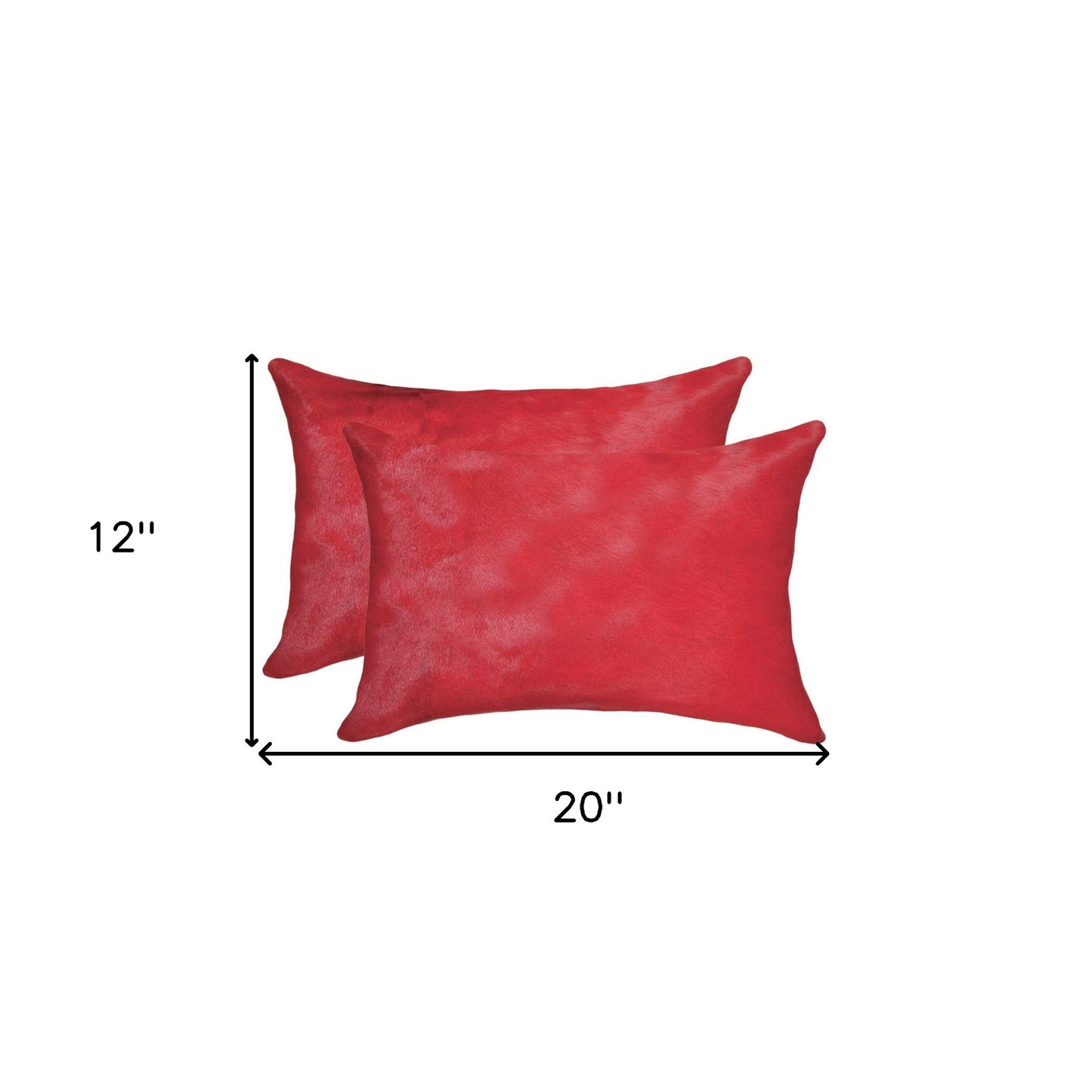 12" X 20" X 5" Firecracker Cowhide Pillow 2 Pack-5