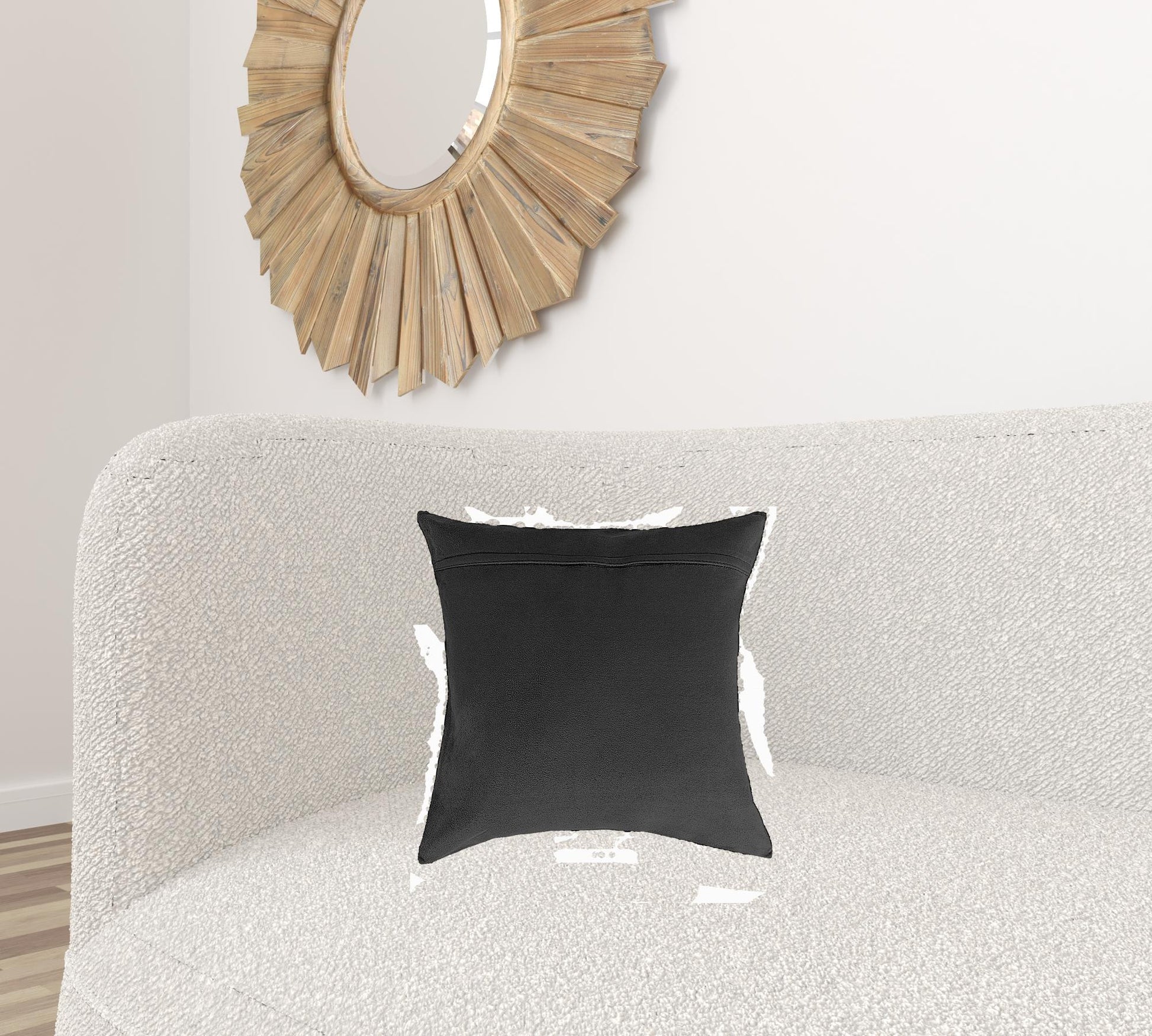 18" X 18" X 5" Black And White  Pillow 2 Pack-1