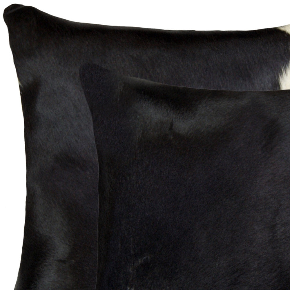 18" X 18" X 5" Black And White  Pillow 2 Pack-5