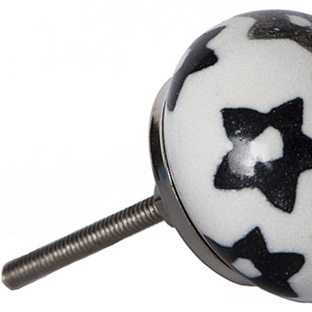1.5" X 1.5" X 1.5" White Silver And Gray Knobs 8 Pack-2