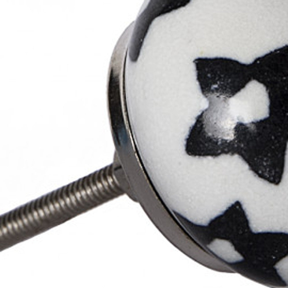 1.5" X 1.5" X 1.5" White Silver And Gray Knobs 8 Pack-5