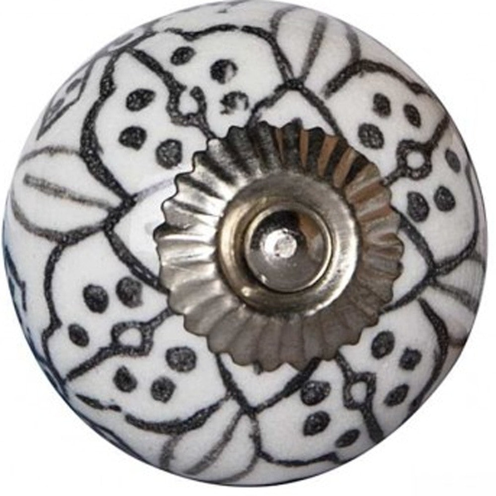 1.5" X 1.5" X 1.5" Black Gray And Silver Knobs 12 Pack-4